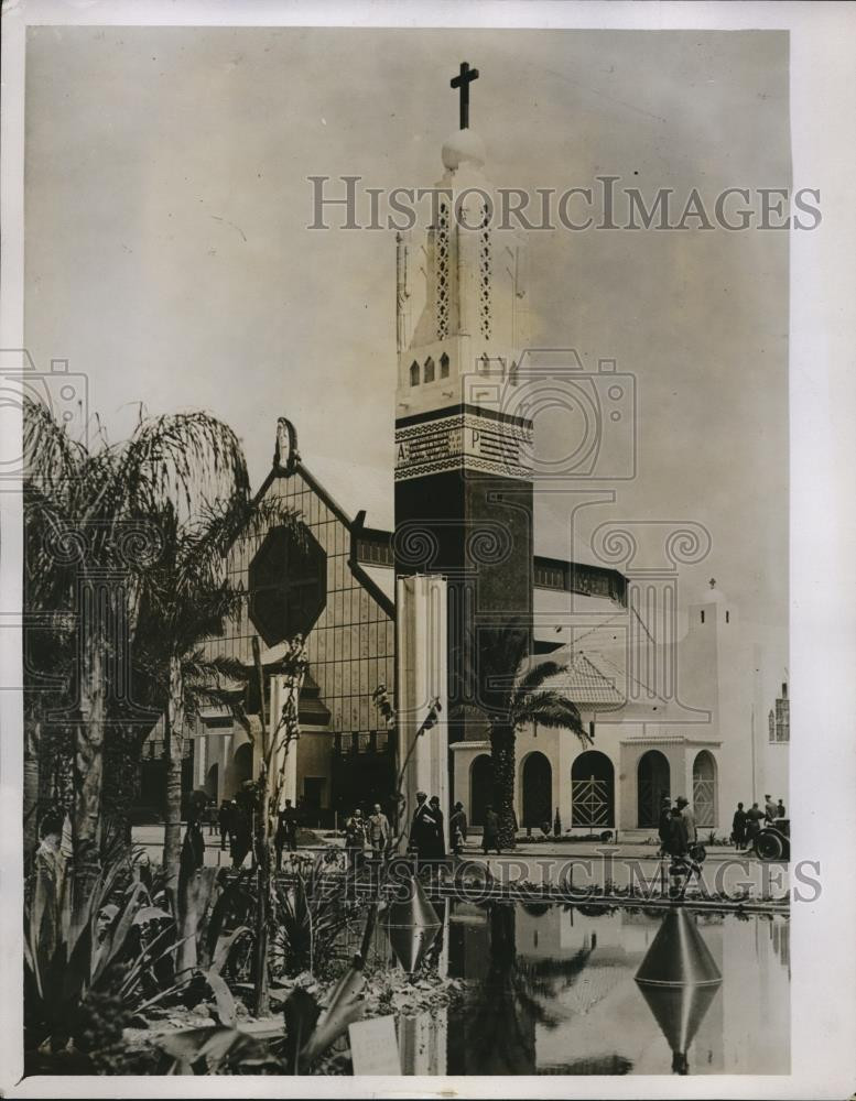1931 Press Photo Paris Colonial Exhibition buildings 1931 Press Photo Paris Colonial Exhibition buildings