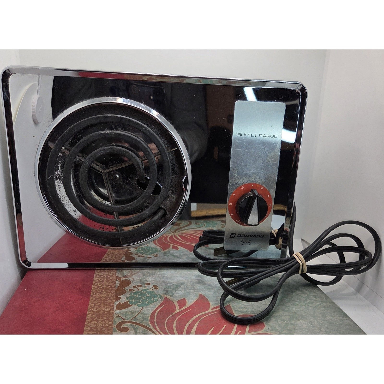 Vtg. Scovill Dominion Electric Table Range 9x13 Tested Model 3401.1 1100 Watt US Vtg. Scovill Dominion Electric Table Range 9x13 Tested Model 3401.1 1100 Watt US