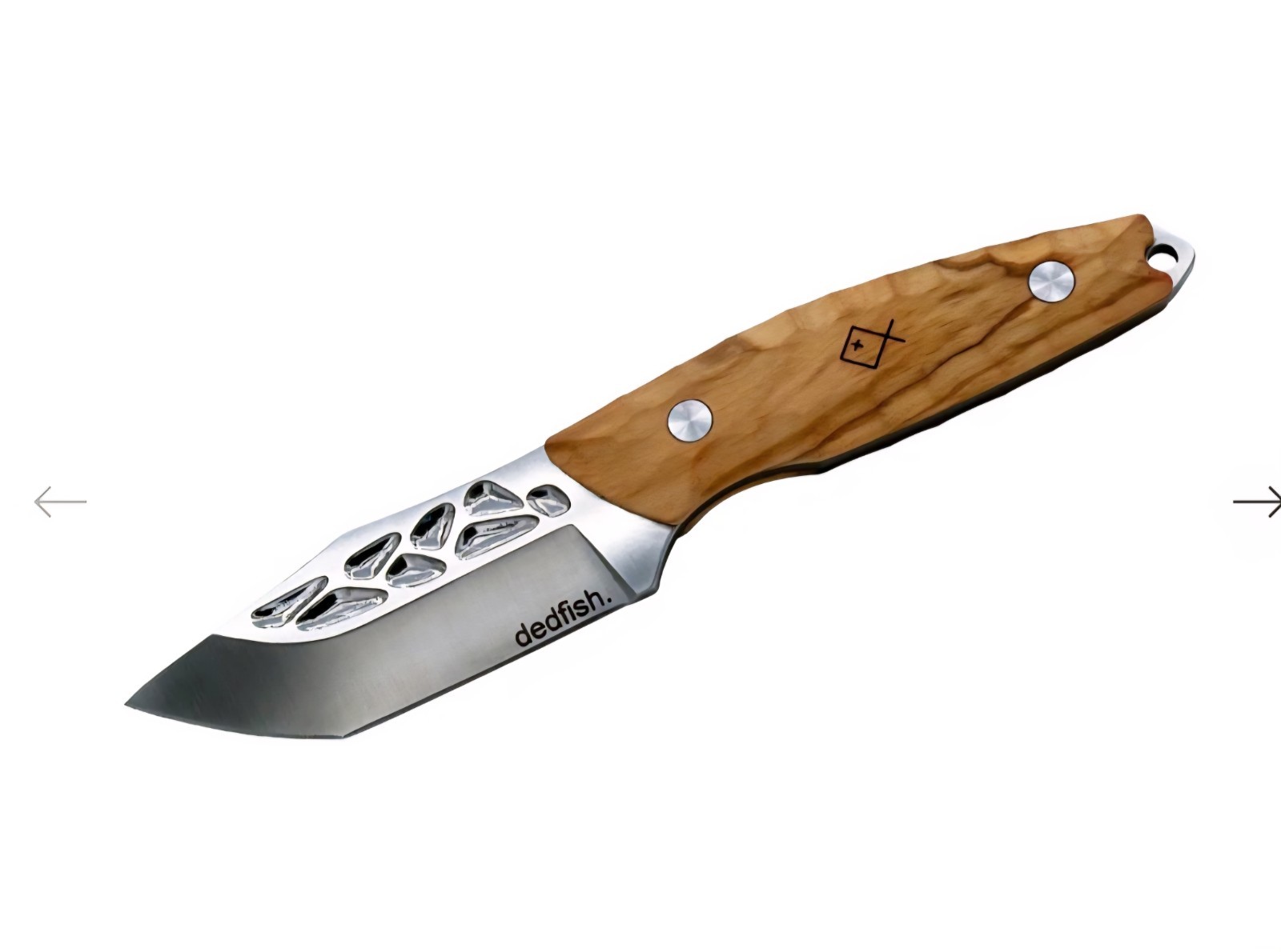 Dedfish Co. McCrea - Fixed Blade Knife w/ Leather Sheath - NEW