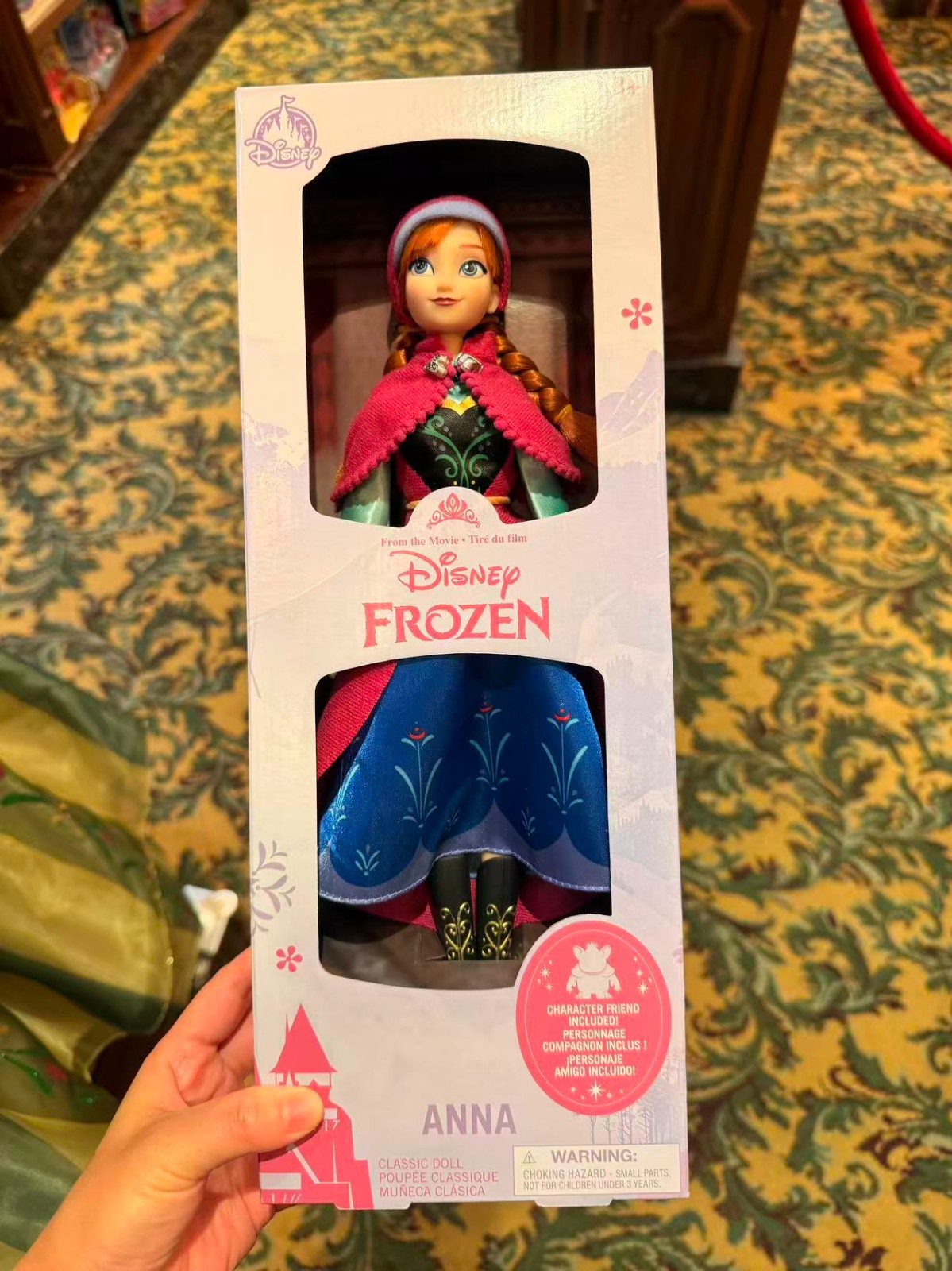 Disney Frozen Anna Classic Doll with Character Friend Collectible Toy Gift