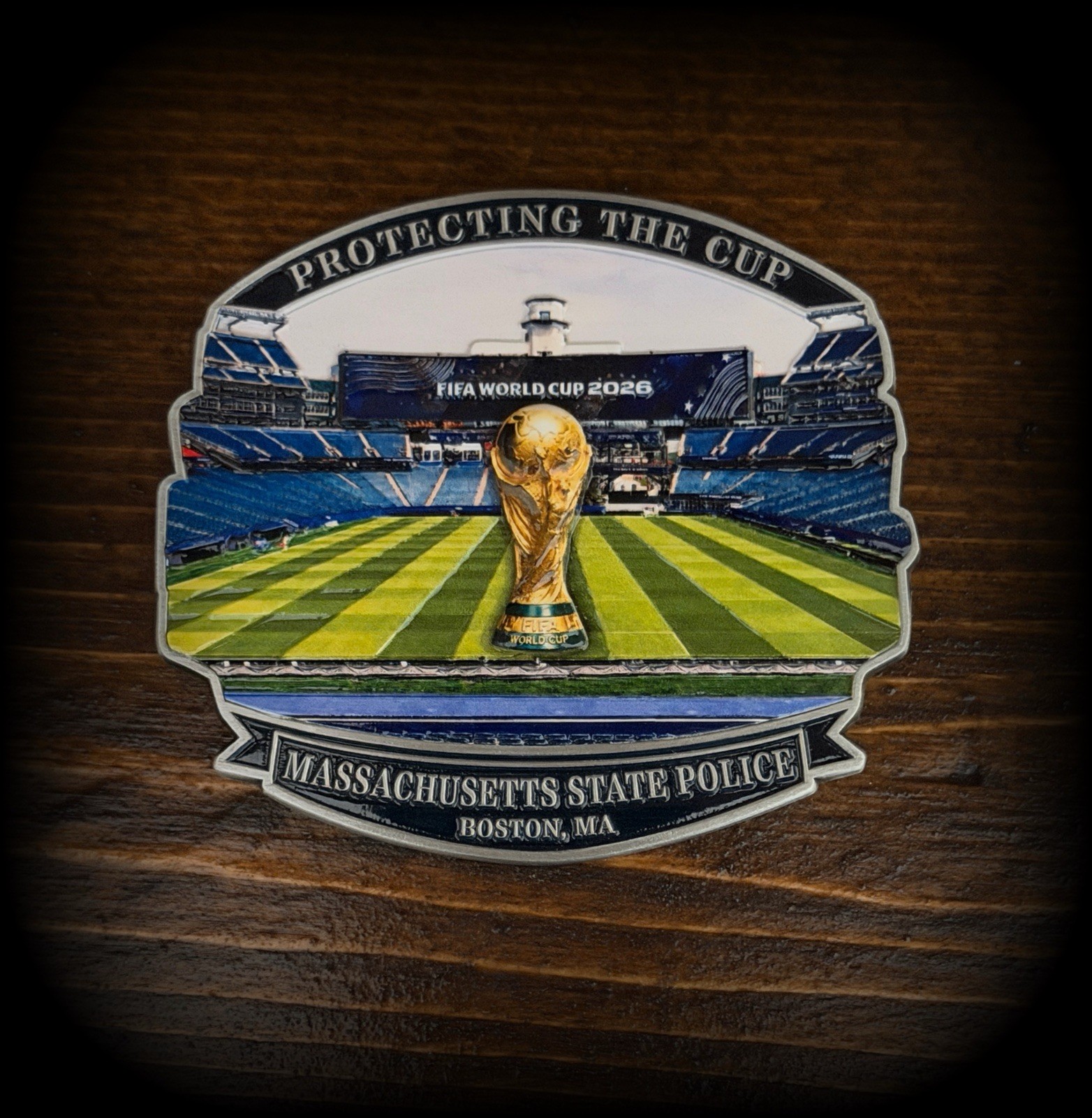 Mass State Police World Cup Challenge Coin