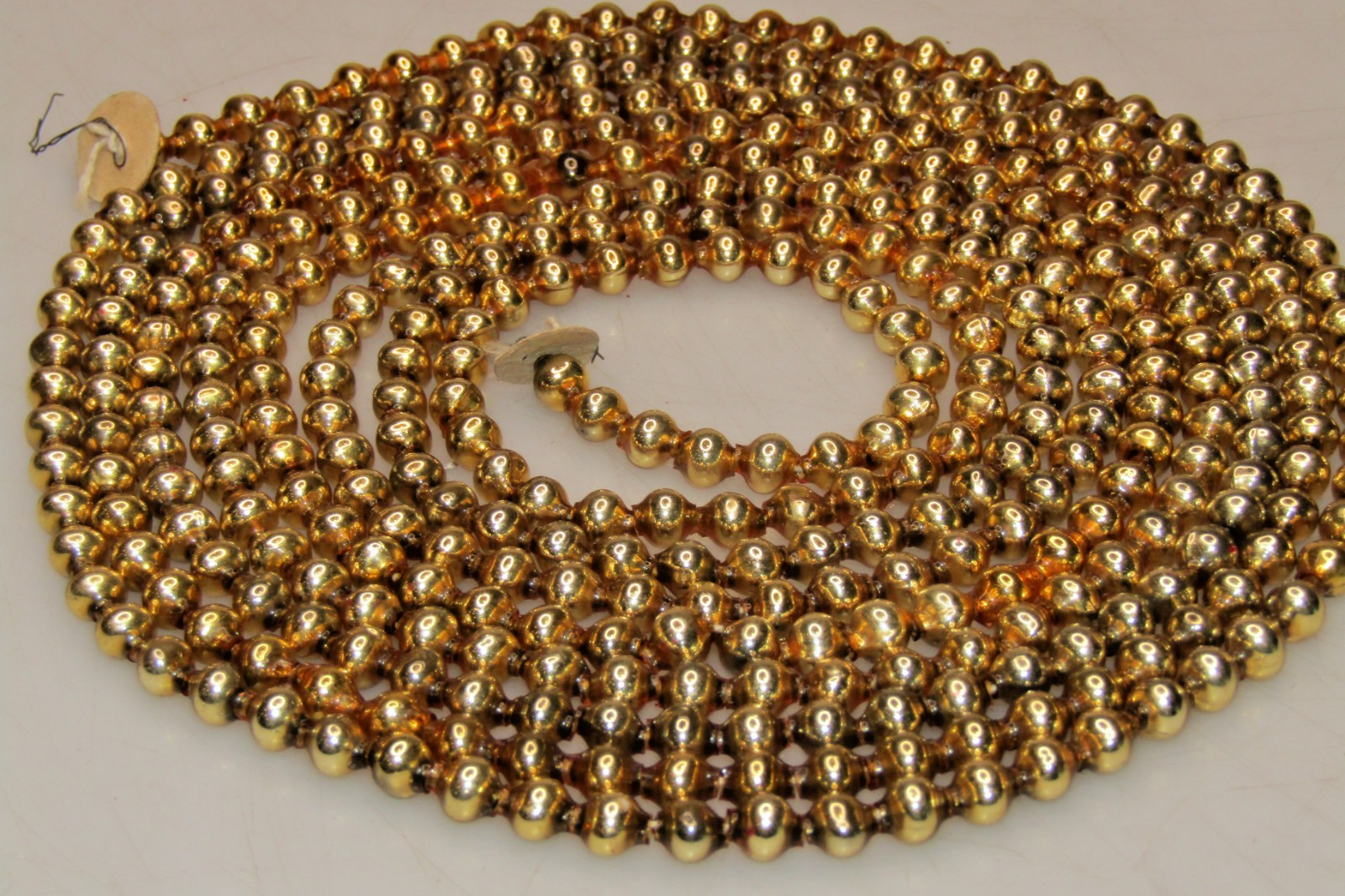 Vintage Glass Small GOLD Beads 110\