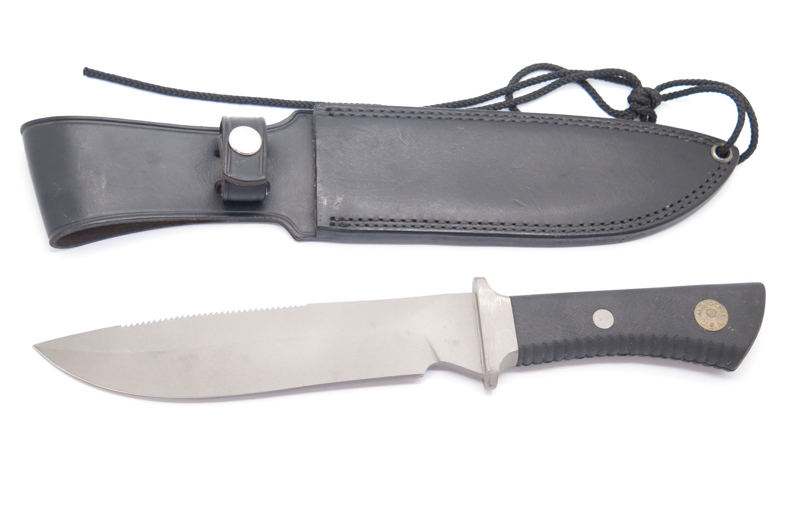 Vtg Aristocrat AK200 Wraith Seki Japan Fixed AUS-8 Blade Survival Bowie Knife #6