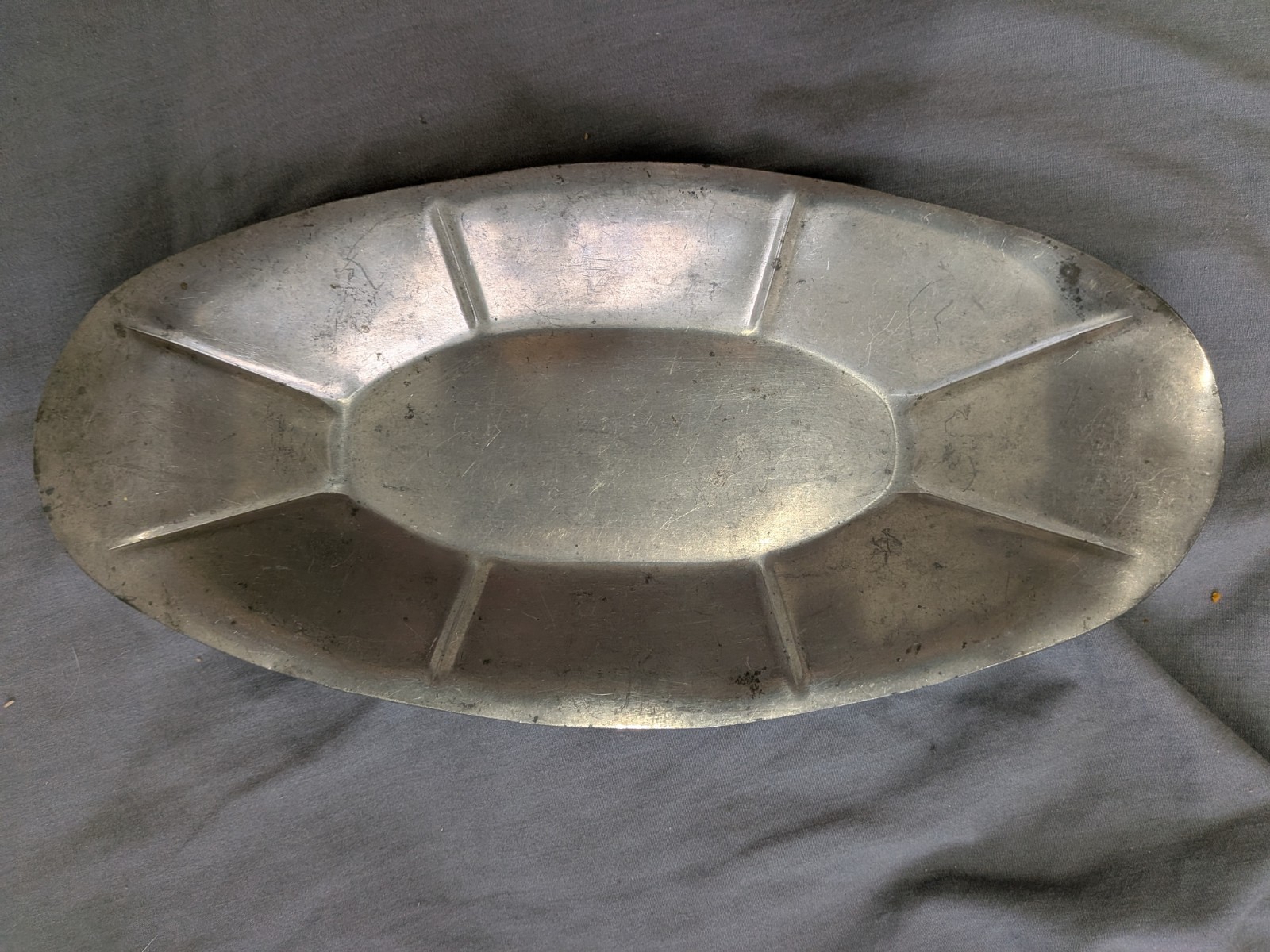 Vintage National Pewter Style #4411 MCM Chippendale Style 14\