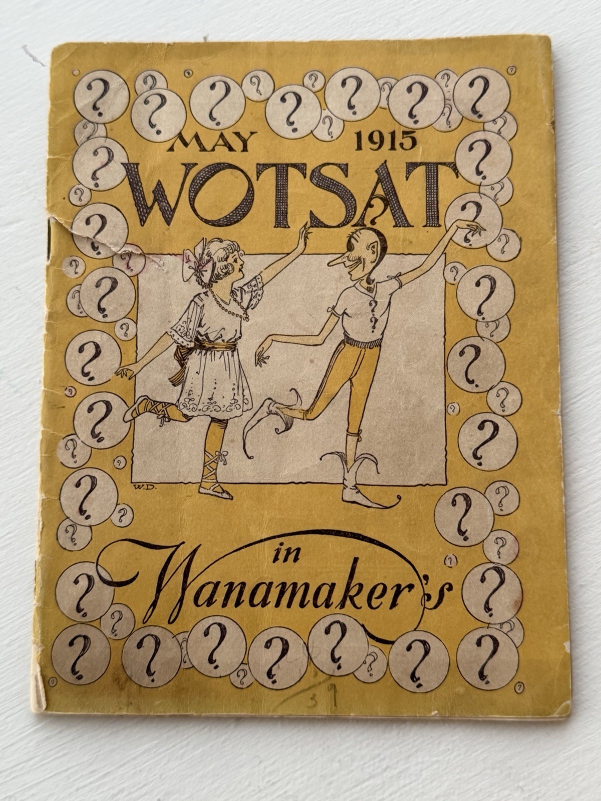 Antique Wanamaker\'s WOTSAT Children’s Magazine MAY 1915 Philadelphia Store Book
