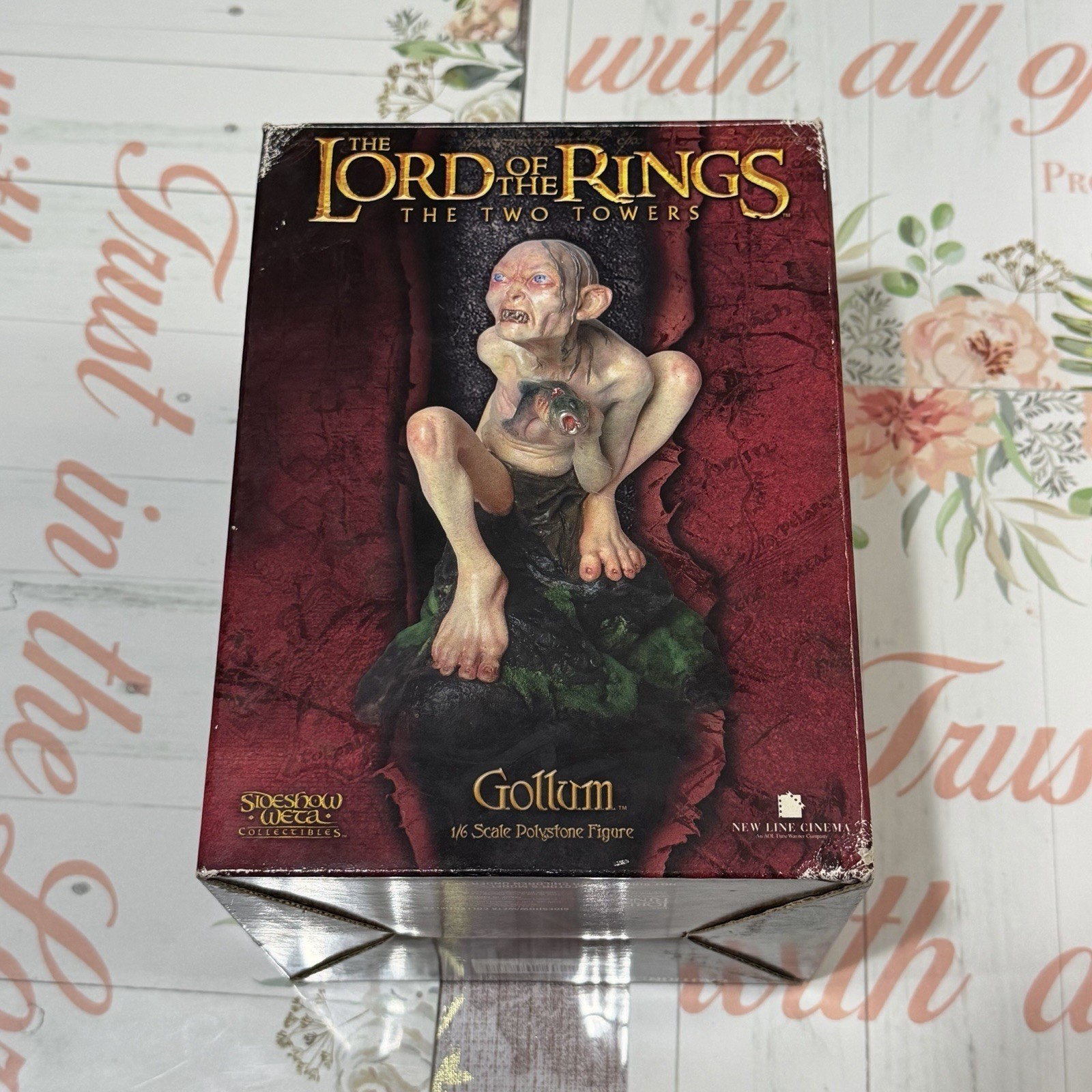 Lord Of The Rings The Two Towers Gollum  Smeagol Polystone Figure WETA, LE 7500