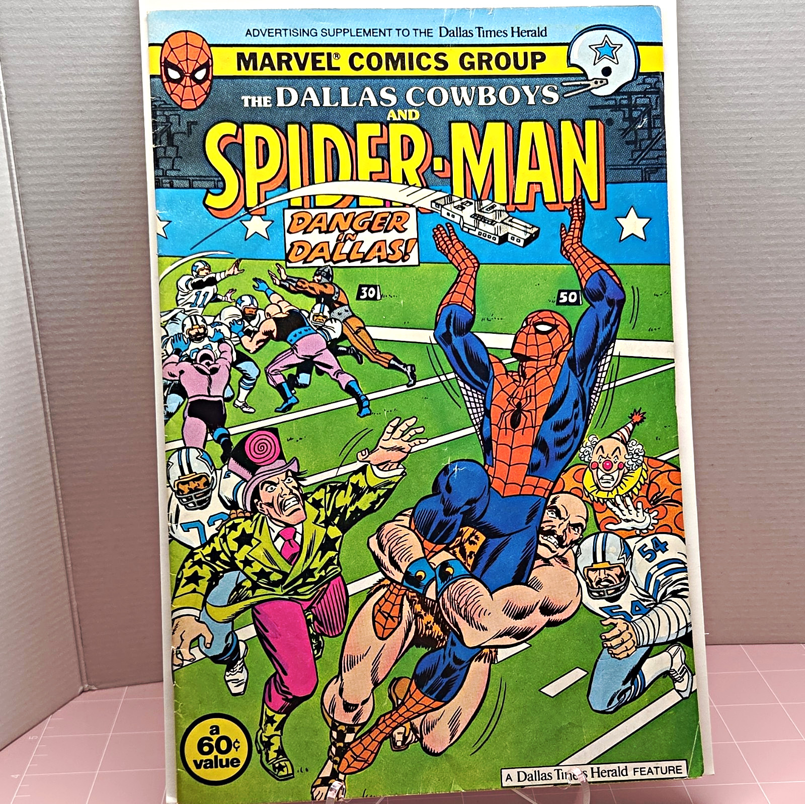 Marvel Comics Group The Dallas Cowboys and Spider-Man: Danger in Dallas 1983 Marvel Comics Group The Dallas Cowboys and Spider-Man: Danger in Dallas 1983