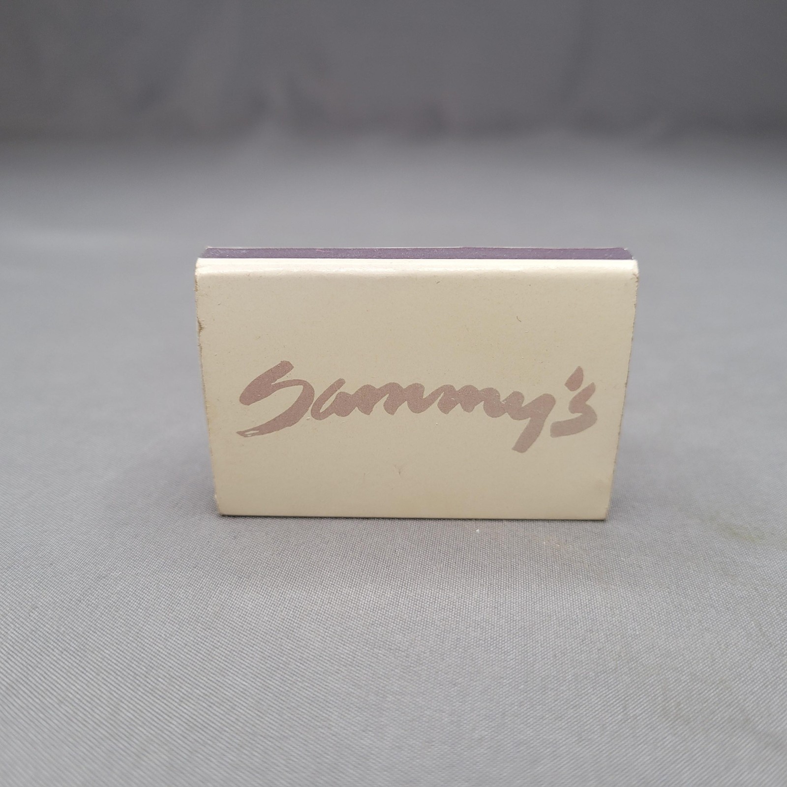 Vintage Sammy\'s In The Flats Cleveland OH Advertising Matchbox Matches Souvenir