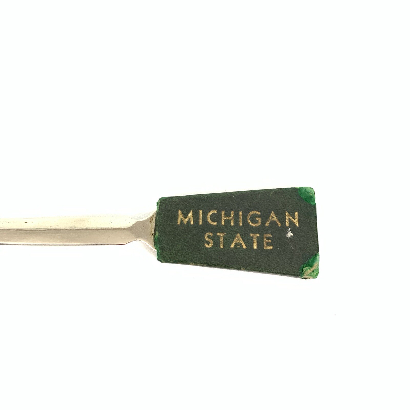 Vintage Michigan State Green Letter Opener College #6263 Vintage Michigan State Green Letter Opener College #6263