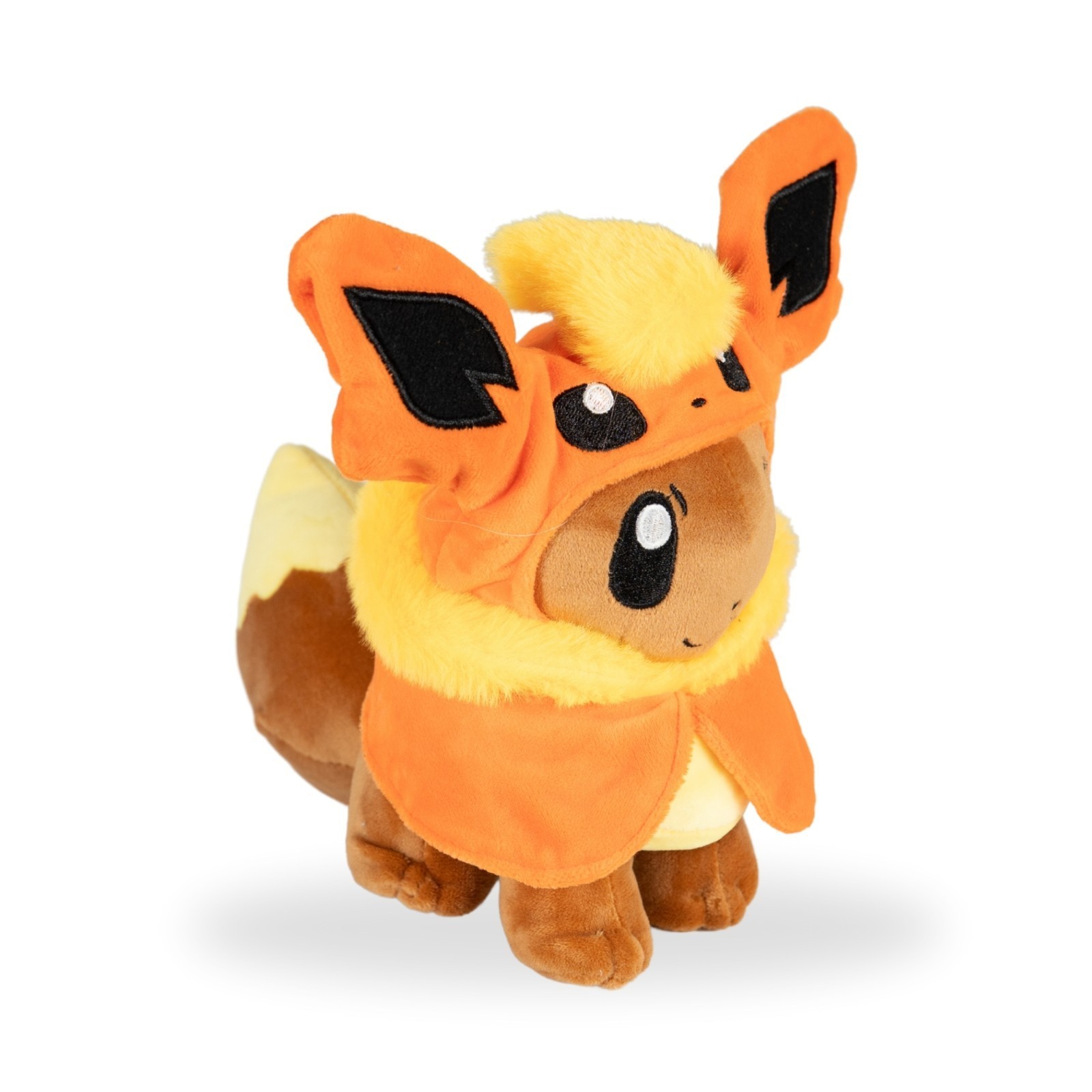 Pokémon Eevee Flareon Cosplay Hoodie Poncho Plush Toy 8\
