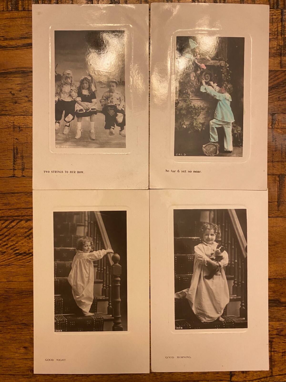 Vintage Postcards Early 1900s Girls & Boys Bamforth & Co., New York NY Lot - 4 Vintage Postcards Early 1900s Girls & Boys Bamforth & Co., New York NY Lot - 4