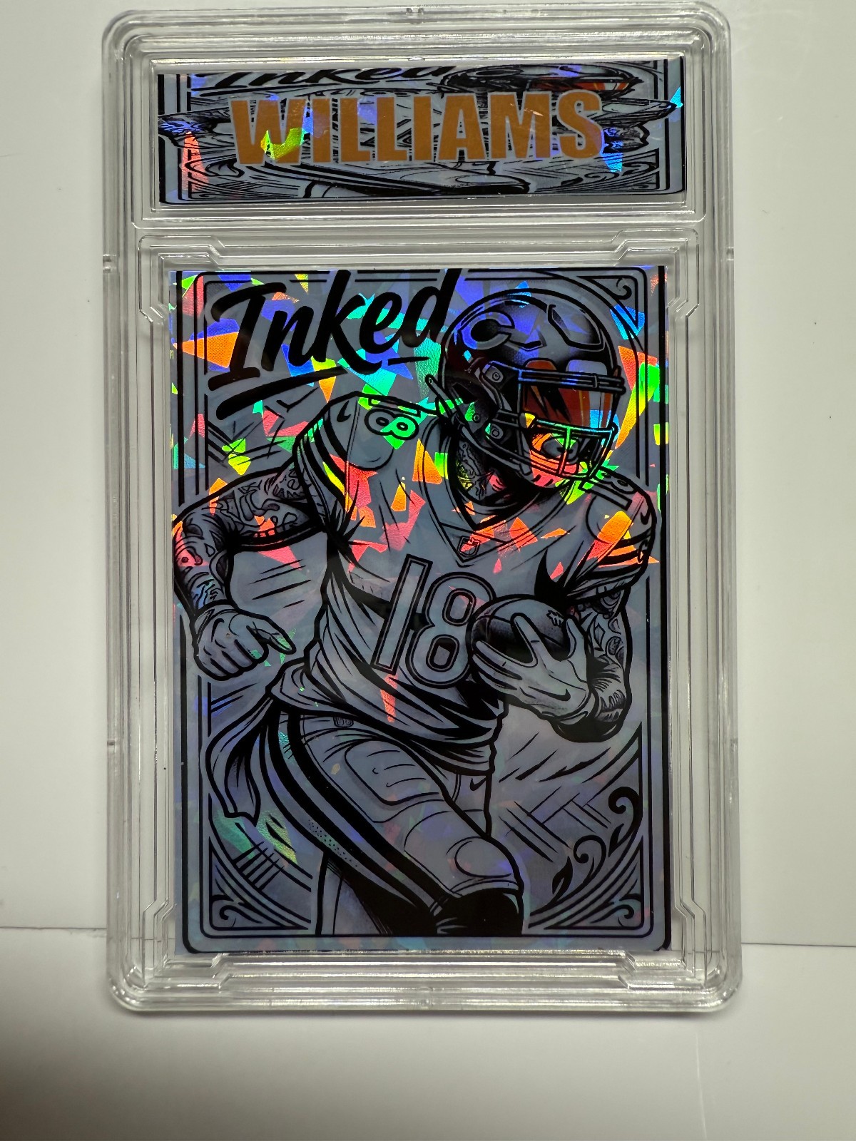 2026 Graded SP/500 Inked Caleb Williams Refractor Football cz rc