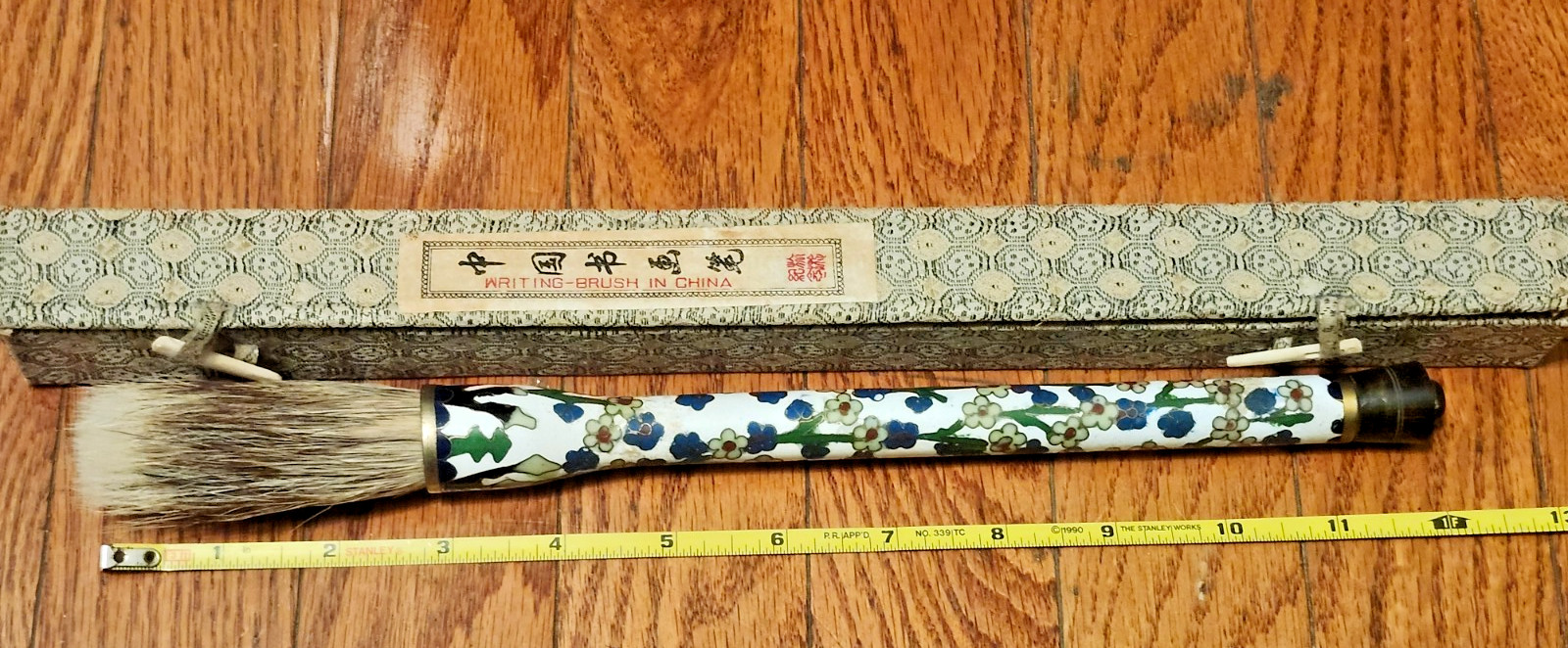 Vintage Chinese Cloisonne Enamel Calligraphy Bruch Writing Set 14 Vintage Chinese Cloisonne Enamel Calligraphy Bruch Writing Set 14