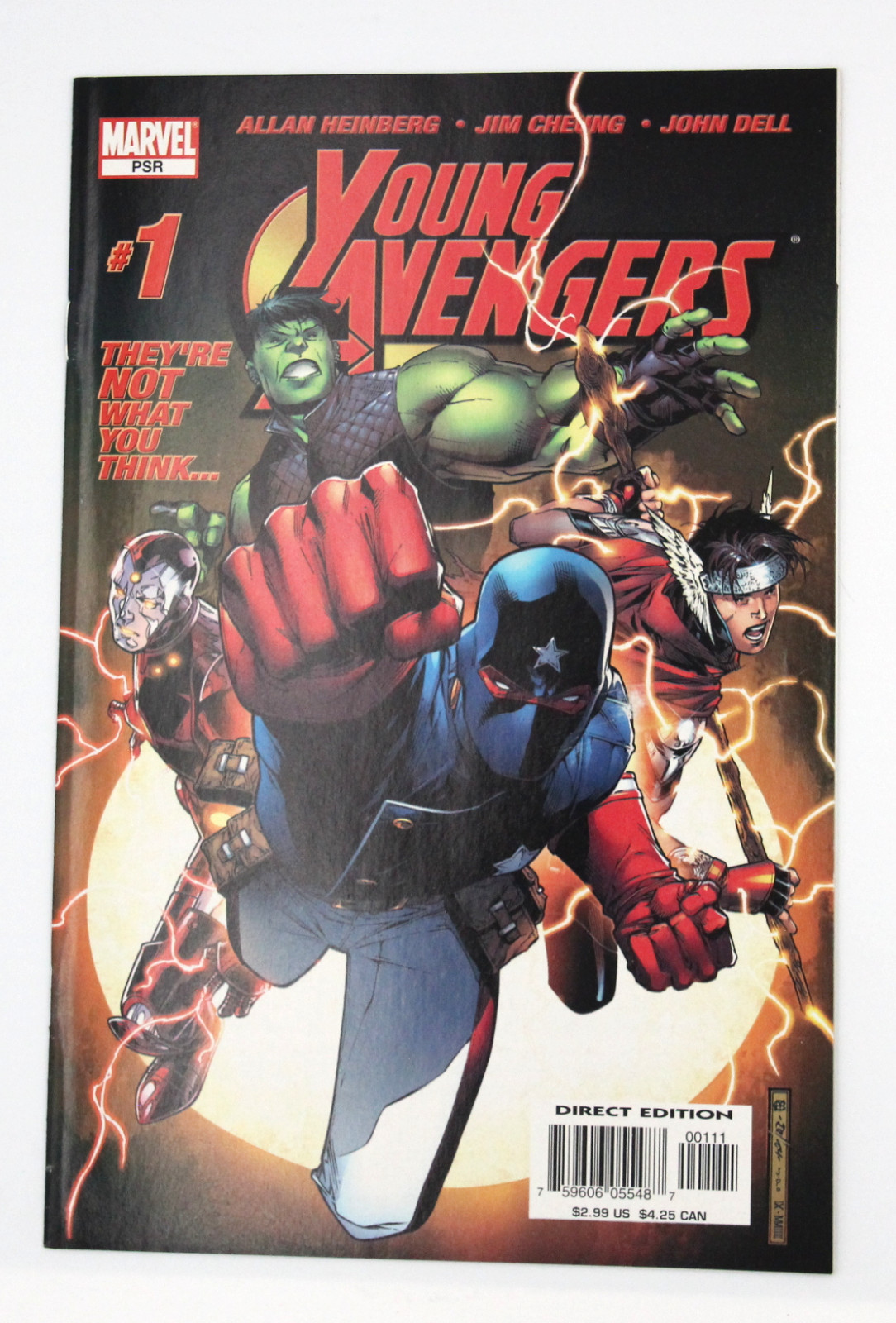 Young Avengers #1 Marvel Comics 2005 MCU KEY Kang Iron Lad Hulking Bishop VF+ NM