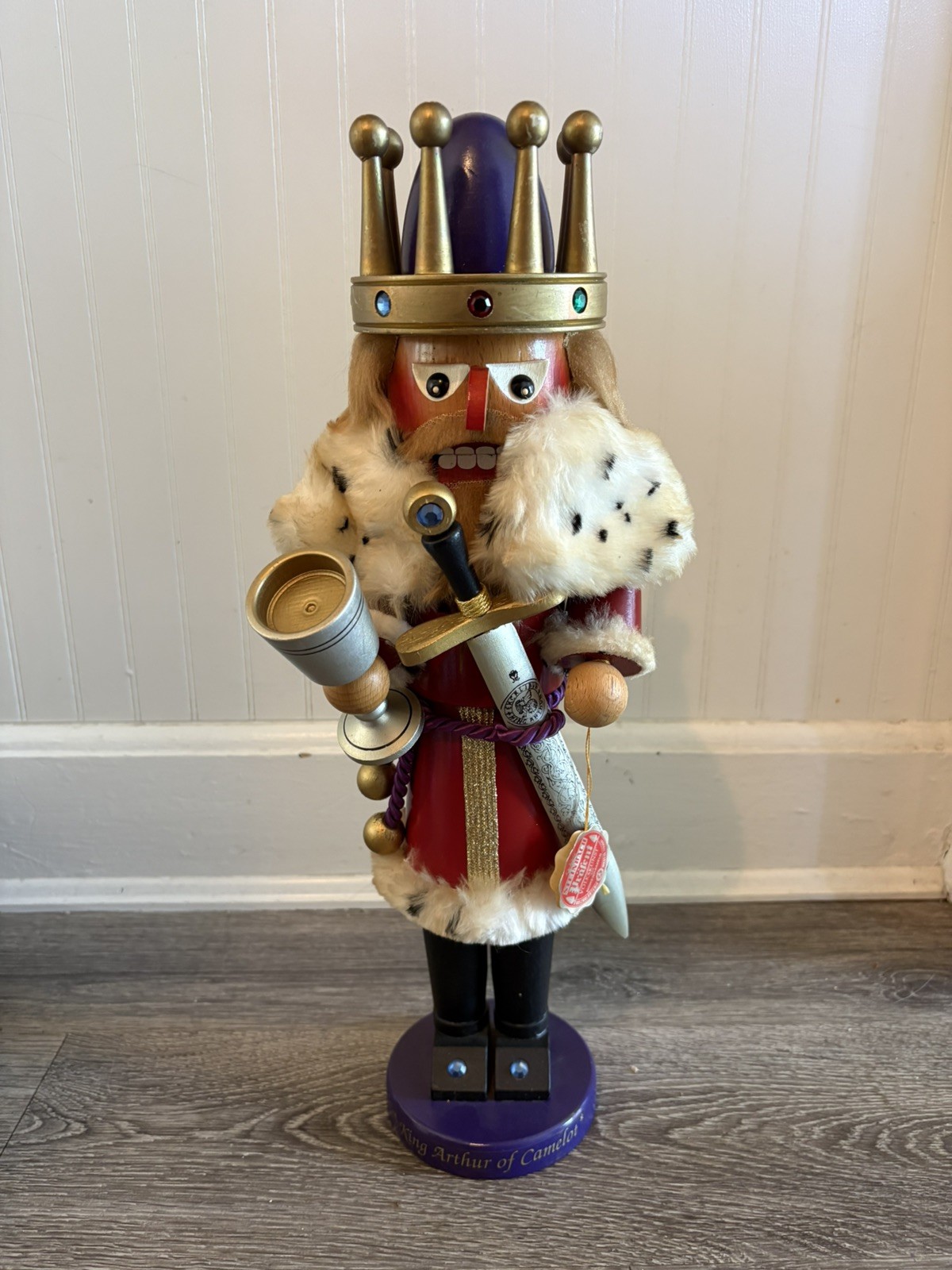 1995 Christian Steinbach King Arthur Camelot Nutcracker Limited Ed 8966/10000 1995 Christian Steinbach King Arthur Camelot Nutcracker Limited Ed 8966/10000