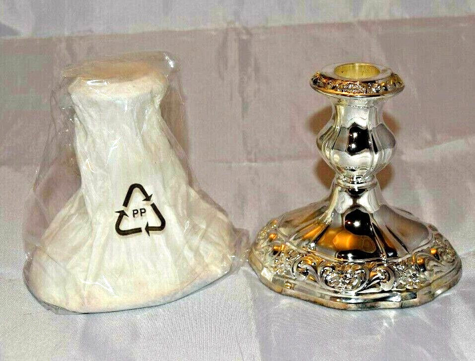 Wm. A. Rogers Console Candlesticks 4 7/8\