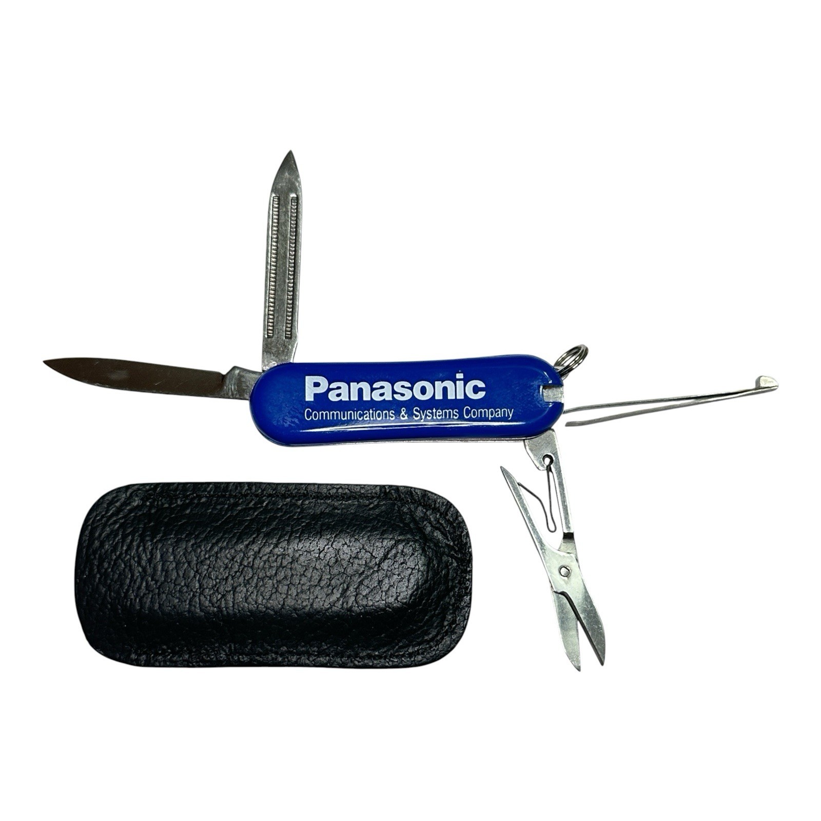 Vintage 1990s Panasonic Communications & Systems Mini Pocket Knife Multitool w/ Vintage 1990s Panasonic Communications & Systems Mini Pocket Knife Multitool w/