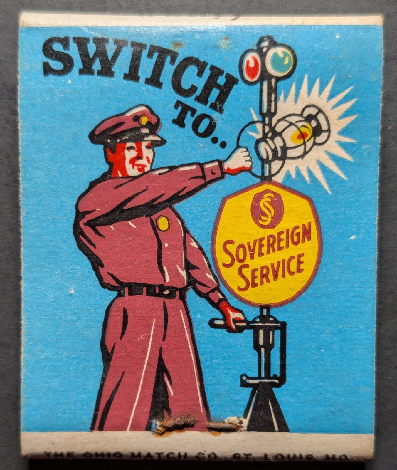 Vintage Roy's Service Station Gas Oil Wilmont South Dakota Full Matchbook