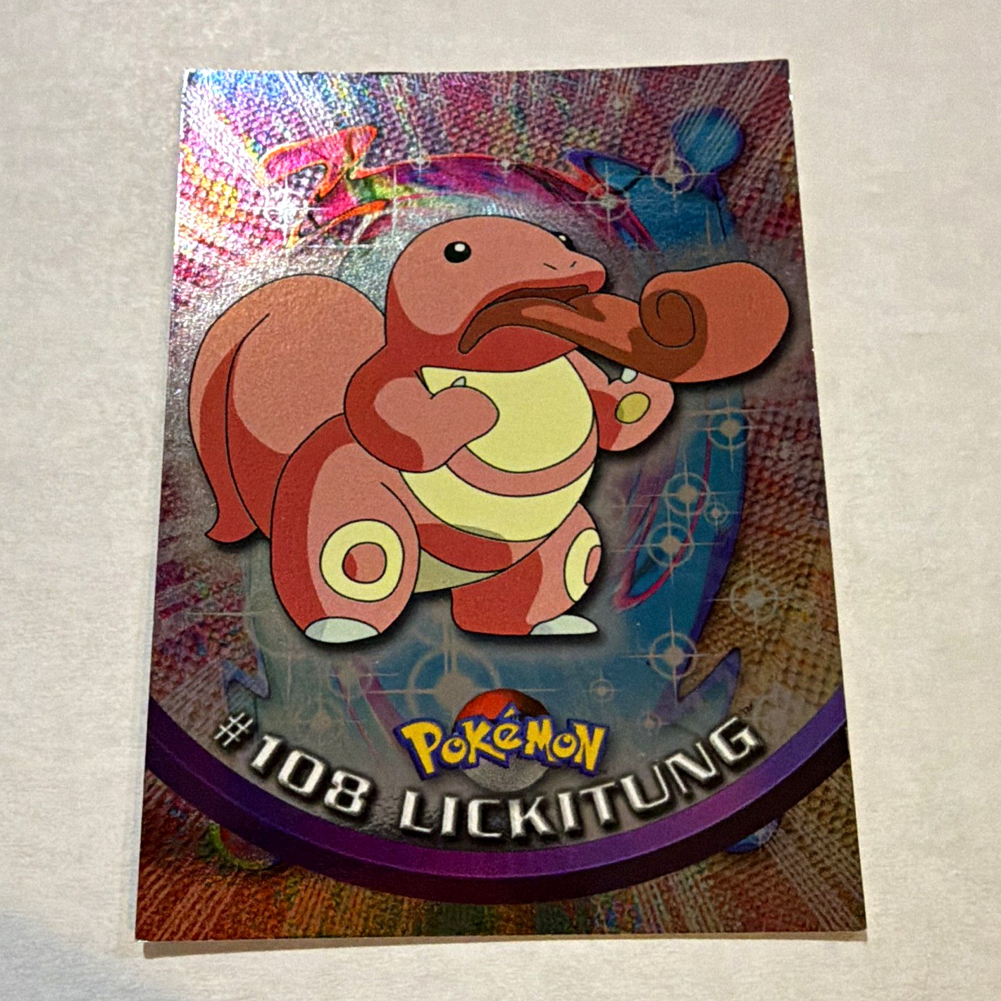 Topps Pokémon TV Animation Edition #108 Lickitung Holo TCG Topps Pokémon TV Animation Edition #108 Lickitung Holo TCG