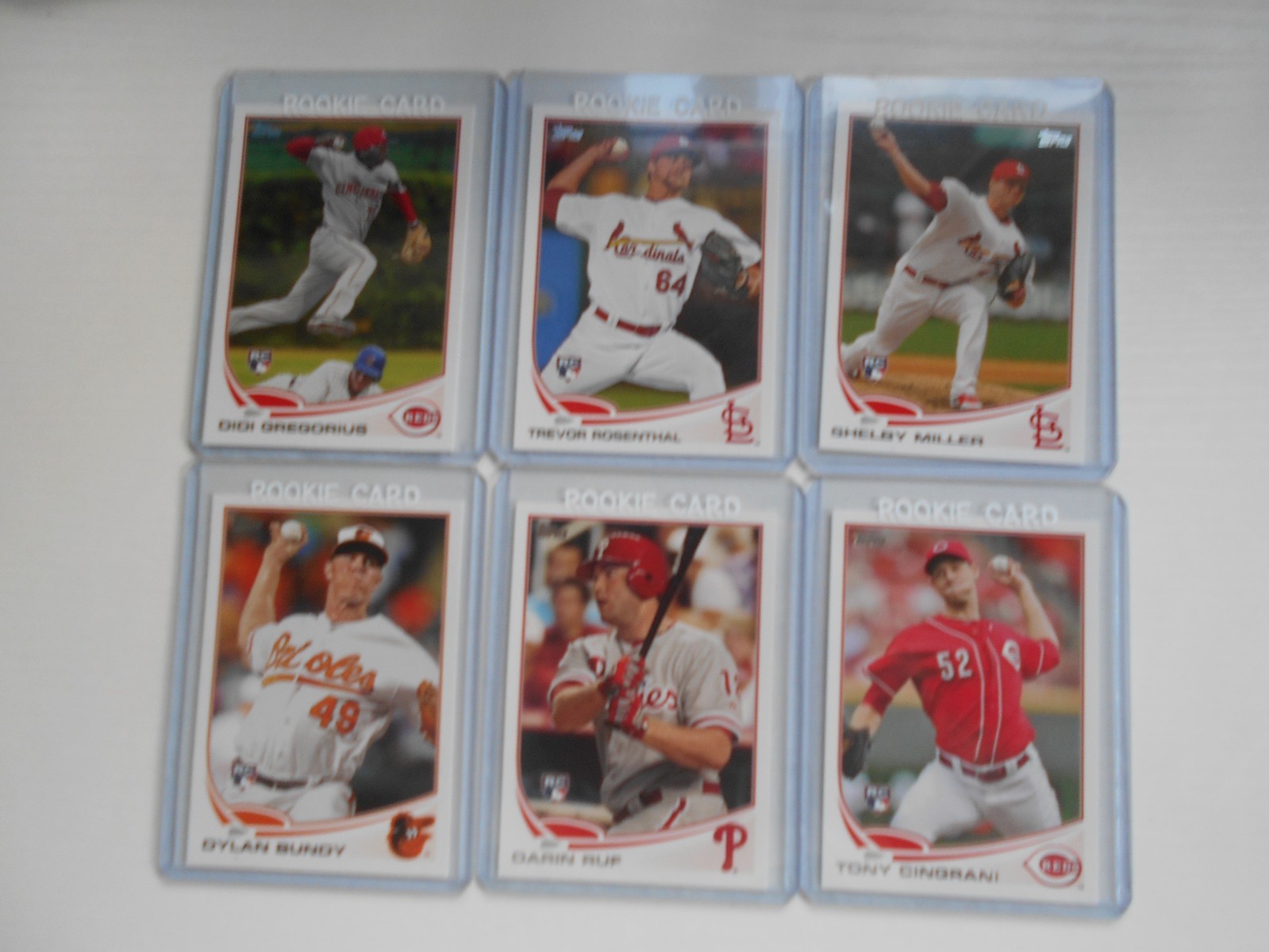 2013 Topps - Lot of 6 cards - All Rookies