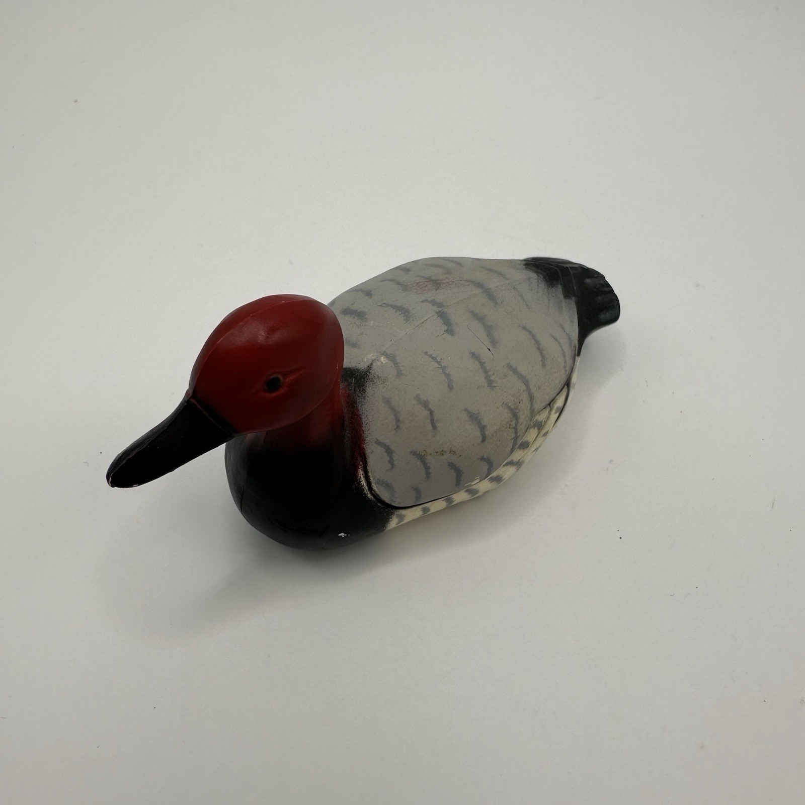 Enesco Red Head Duck Drake Small Hand Painted Figurine 3\