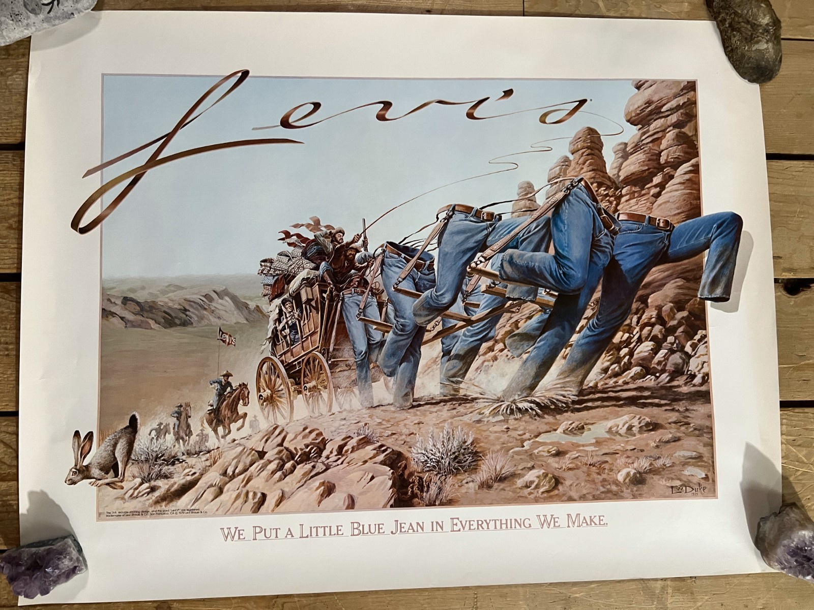 1979 Levi\'s Strauss Poster \