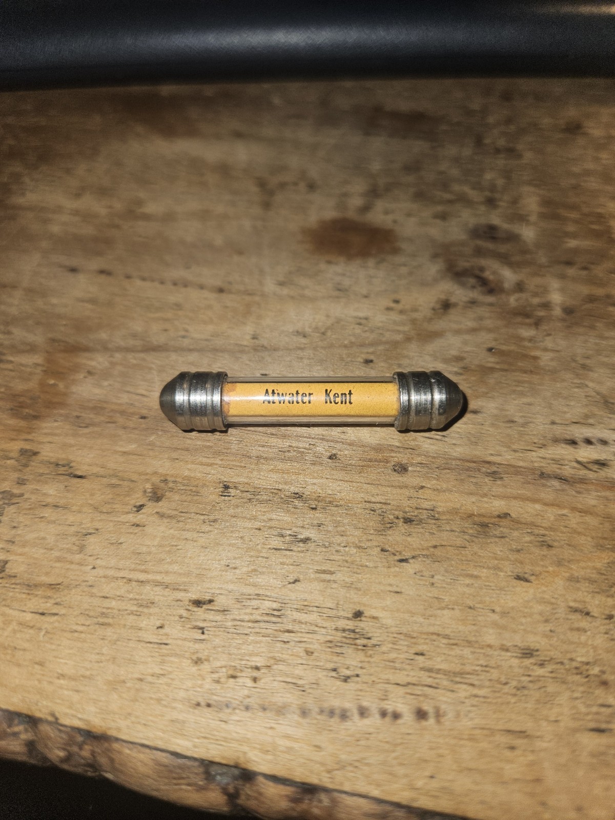 VINTAGE USED 1920\'S ATWATER KENT RADIO TUBULAR GLASS RESISTOR