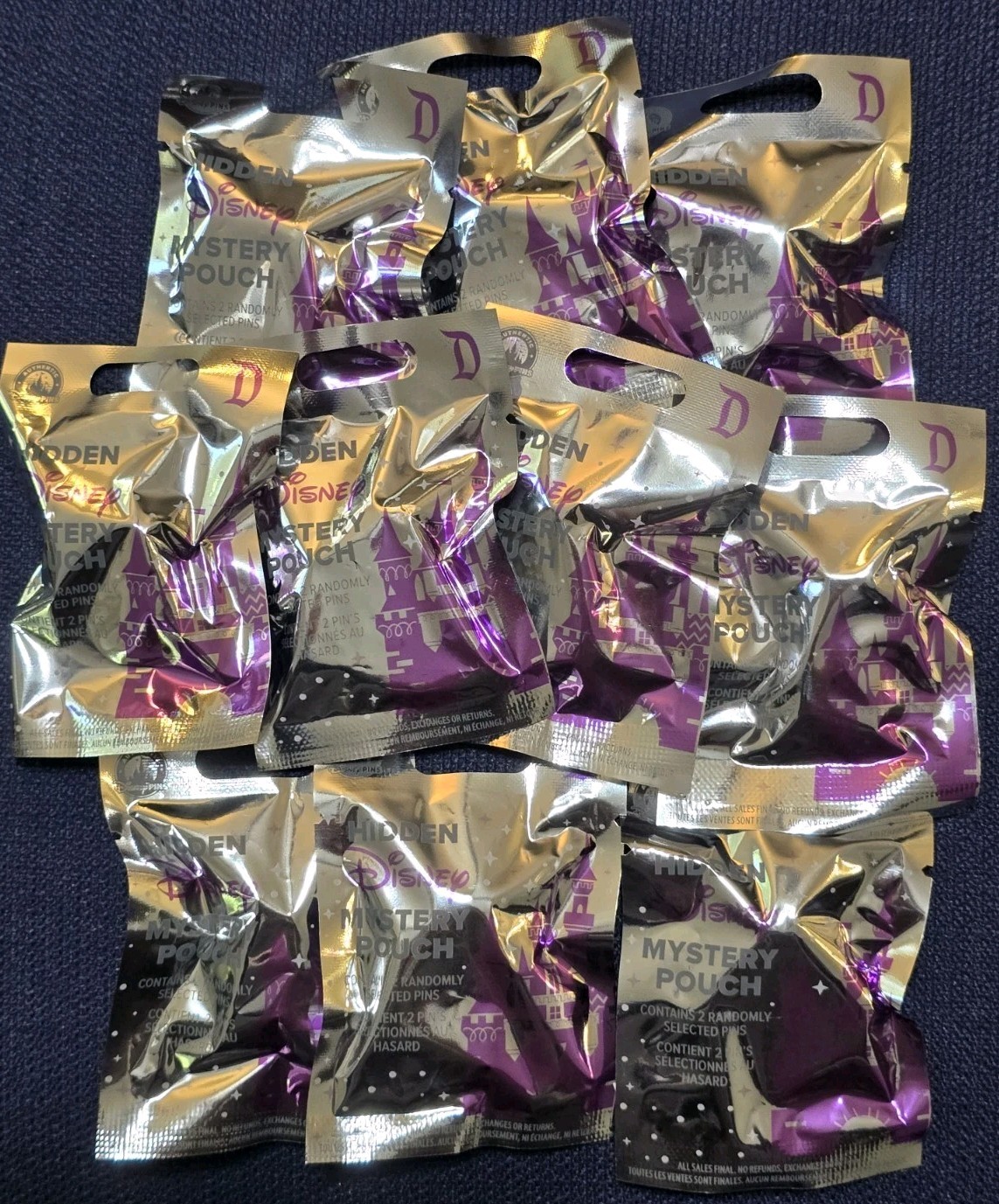 10 Purple PACKS 2026 DISNEYLAND DLR Hidden Disney Mickey Wave B Mystery