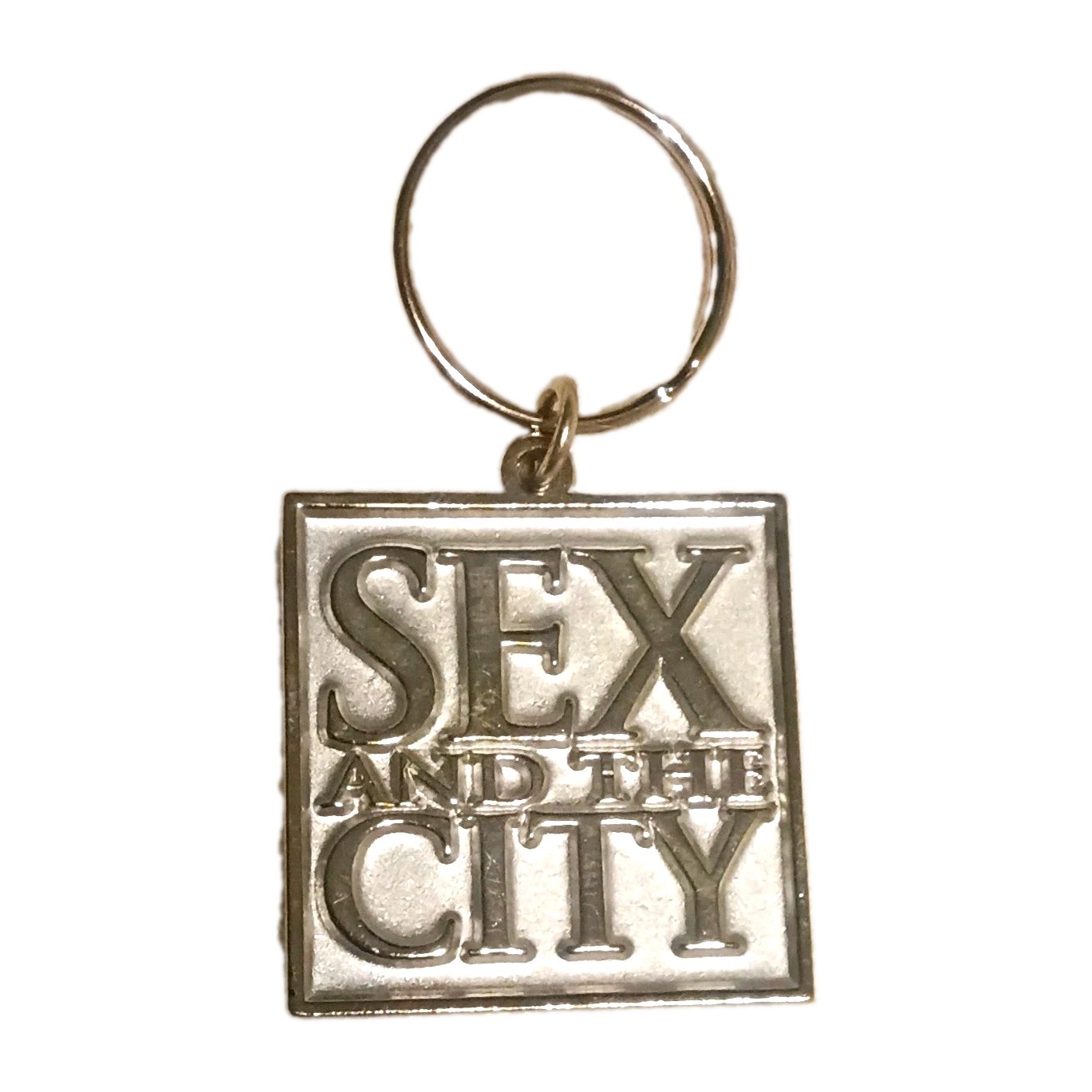 Brand New HBO Sex and the City Silver Tone Metal Keychain Key Ring Modern Era Brand New HBO Sex and the City Silver Tone Metal Keychain Key Ring Modern Era