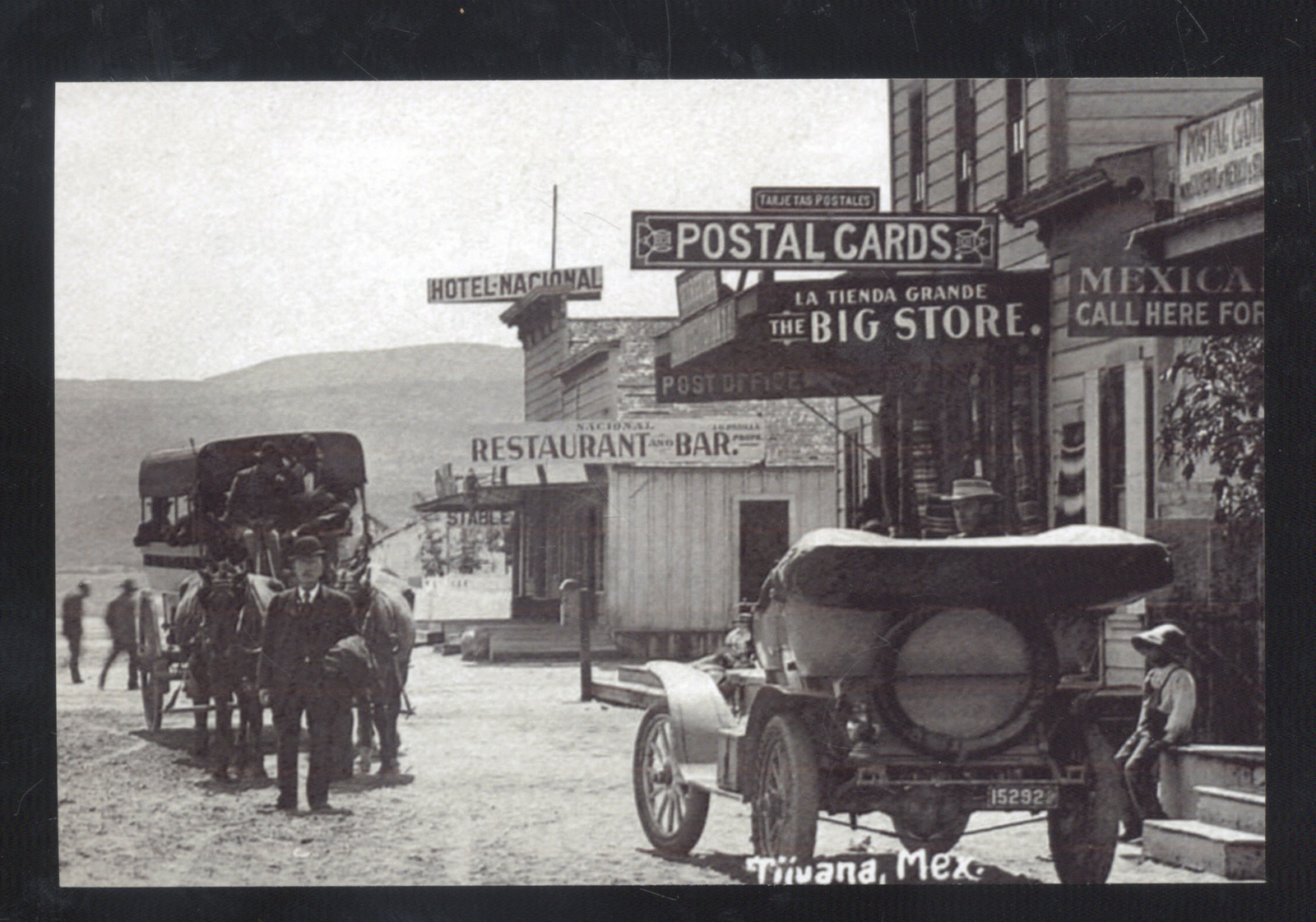REAL PHOTO TIJUANA MEXICO DOWNTOWN STREET SCENE POSTAL CARDS POSTCARD COPY REAL PHOTO TIJUANA MEXICO DOWNTOWN STREET SCENE POSTAL CARDS POSTCARD COPY
