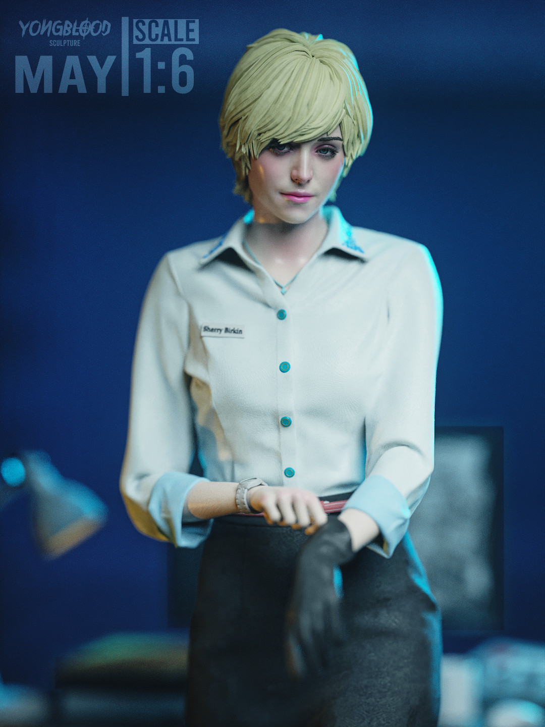 Sherry Birkin Figurine Resident Evil Hand Painted Model / DIY Kit 18 pcs