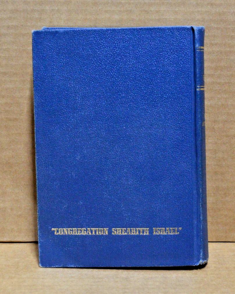 1963 Sephardic Yom Kippur Prayer Book Shearith Israel New York Hebrew 1963 Sephardic Yom Kippur Prayer Book Shearith Israel New York Hebrew