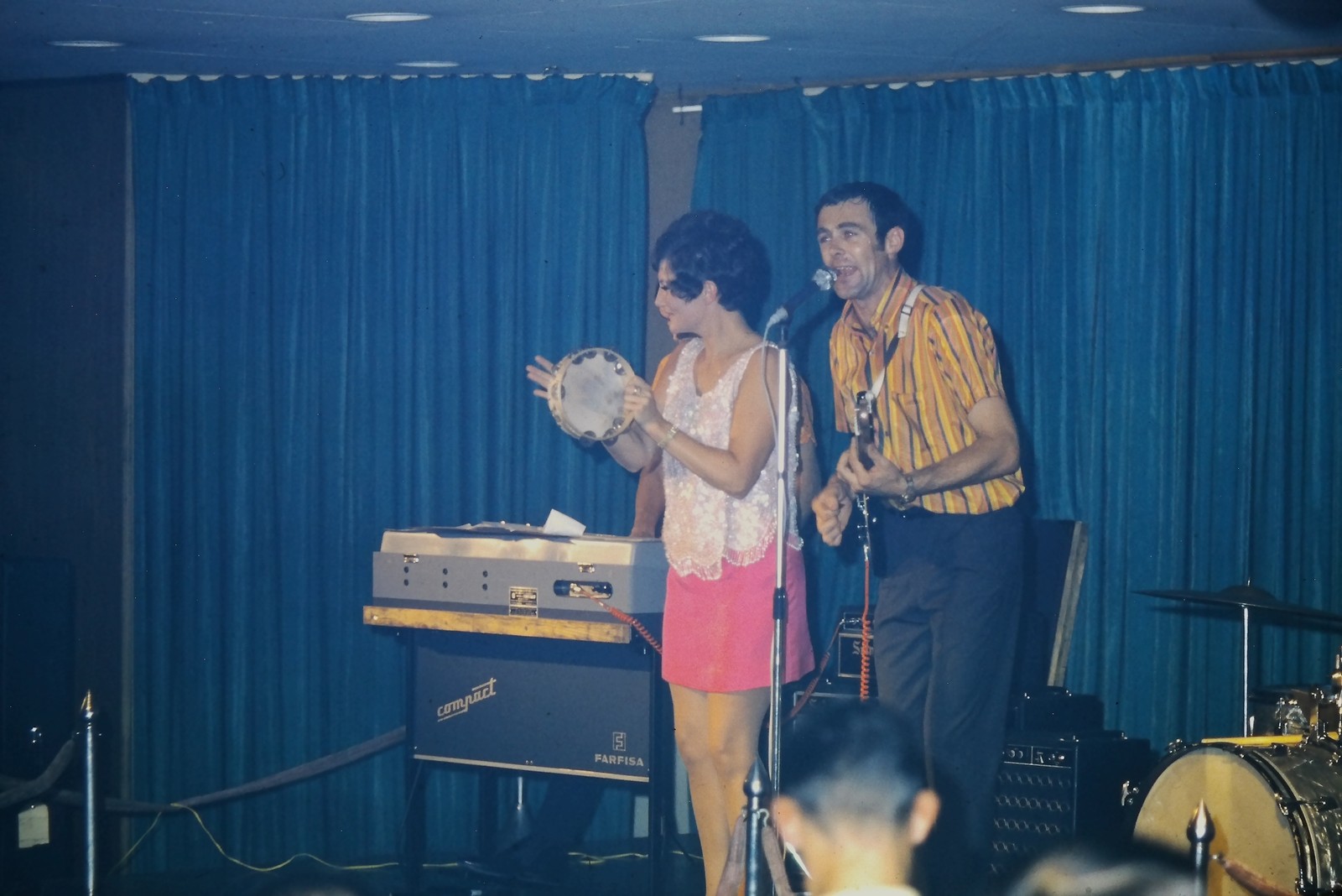 c1960\'s Kodachrome 35mm Slide, Doom Club 366 Da Nang Band Performance Kodak c1960\'s Kodachrome 35mm Slide, Doom Club 366 Da Nang Band Performance Kodak