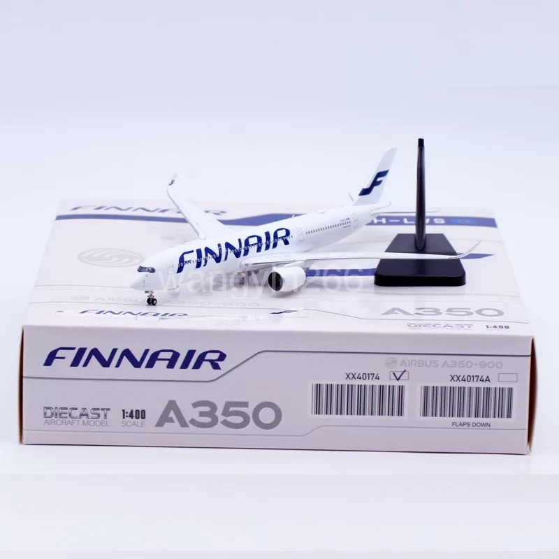 JC Wings 1:400 Finnair Airbus A350-900XWB OH-LWS Diecast Aircraft Jet Model