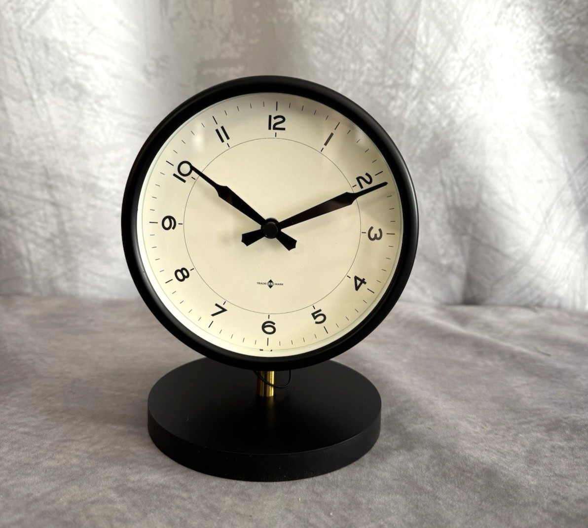 Threshold Tabletop Clock Matte Black Threshold Tabletop Clock Matte Black