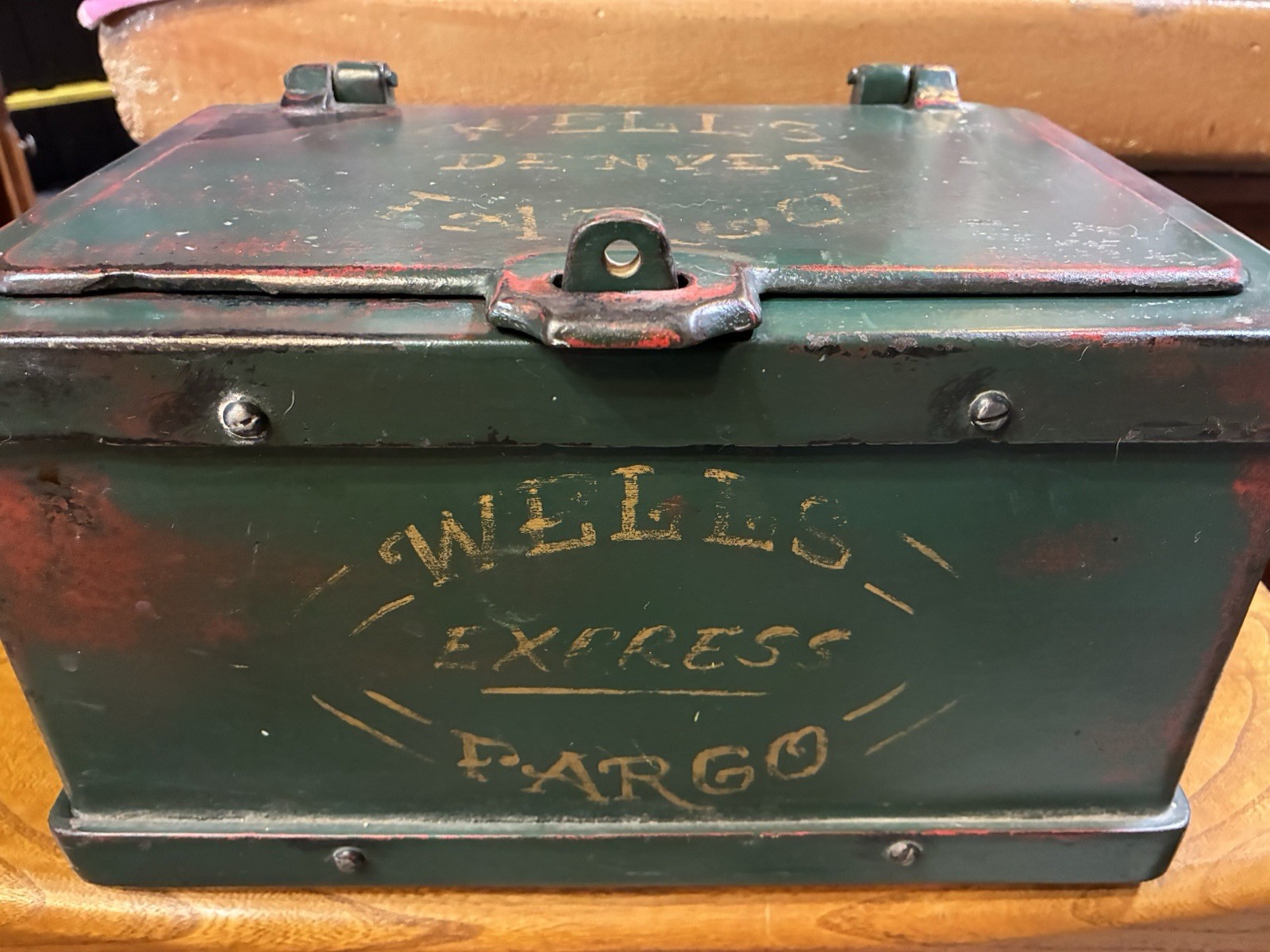 Wells Fargo Express Denver Vintage Stage Coach Strong Box