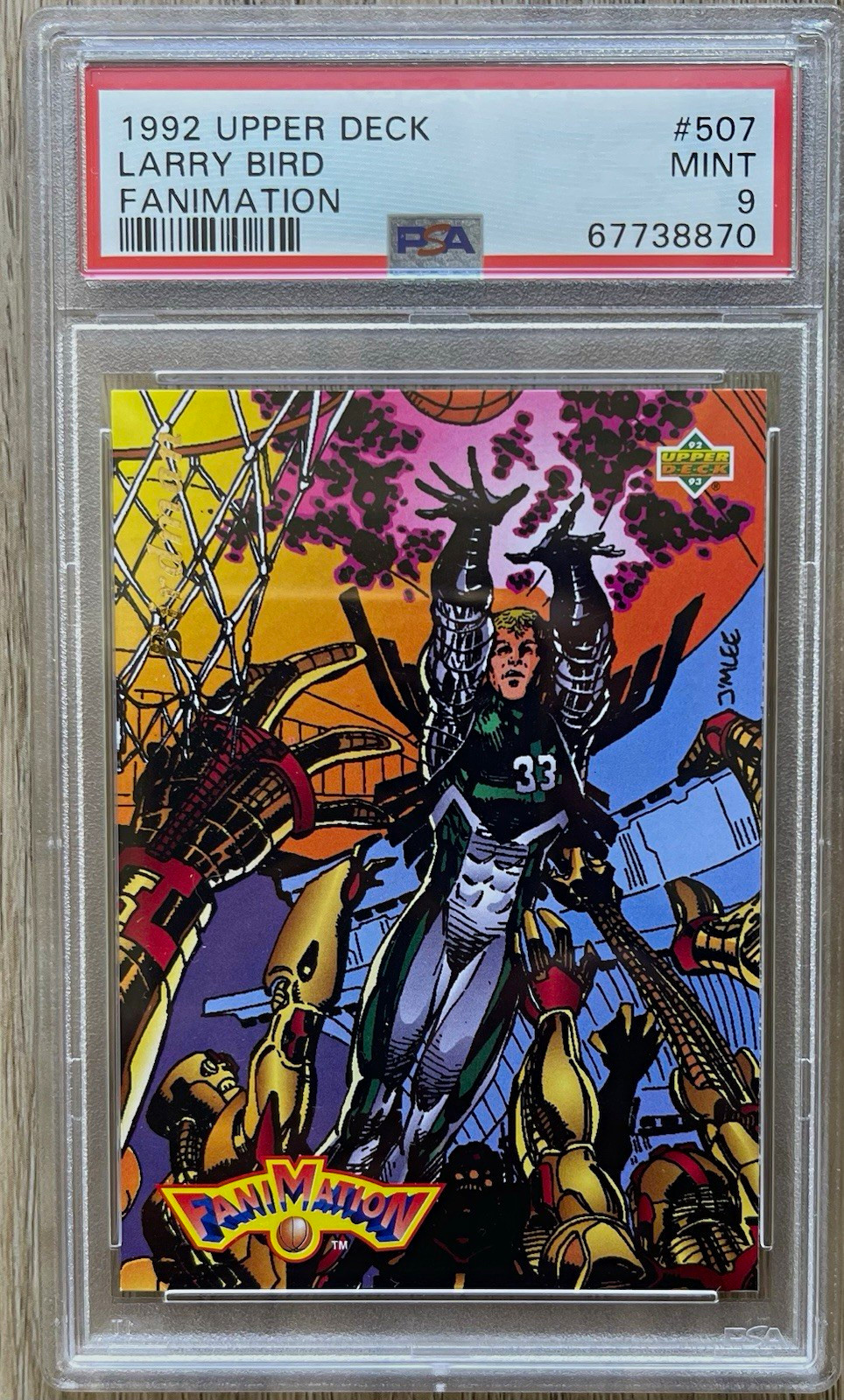 Upper Deck 1992 Fanimation Larry Bird \