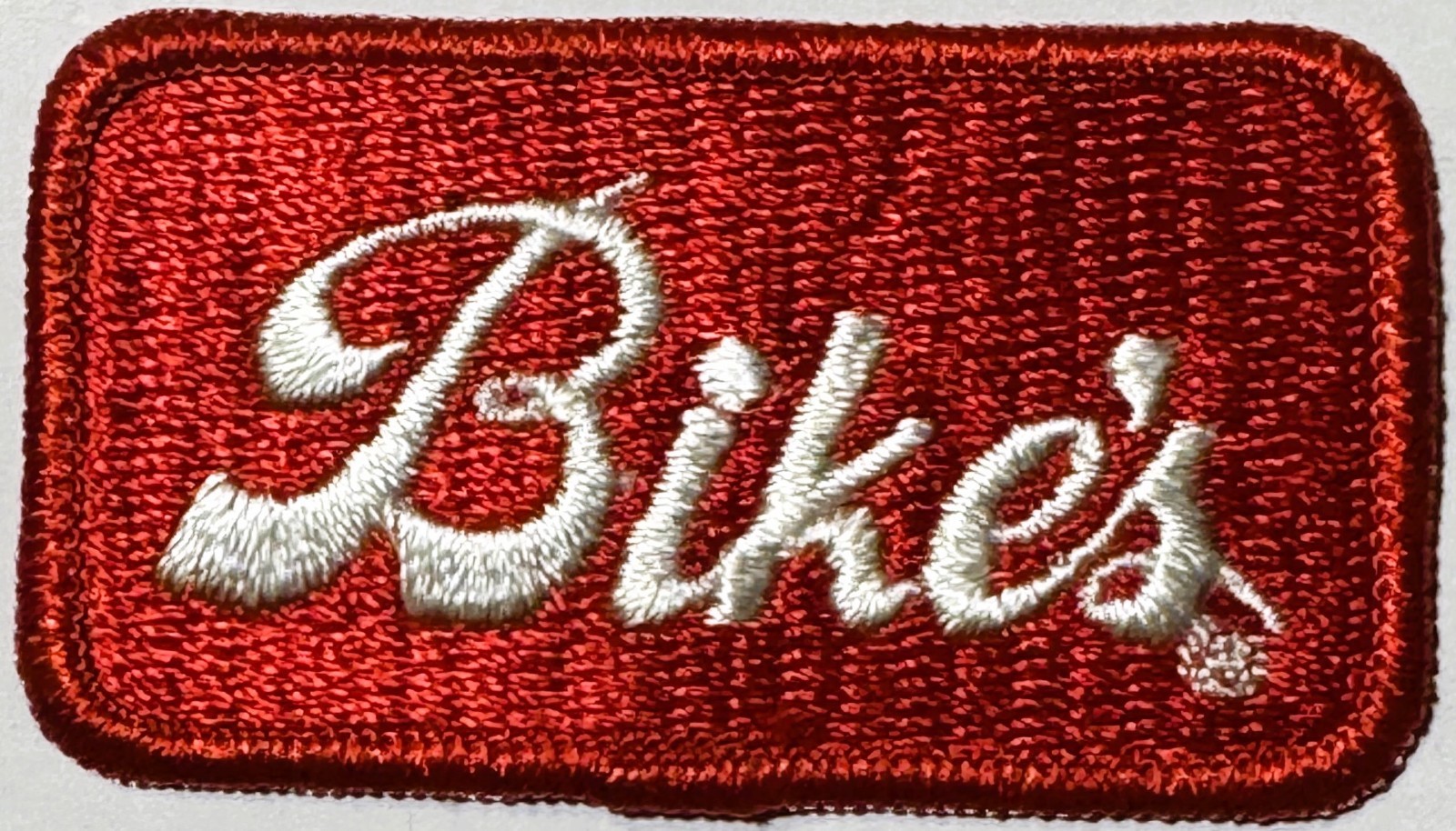 Vintage Mid‑Century “Bike’s” Embroidered Patch 🧵 Motorcycle Bicycle Culture