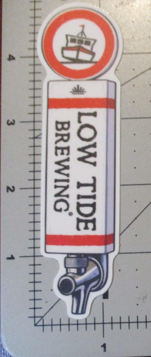 LOW TIDE BREWING South Carolina aloha boat STICKER decal craft beer brewery