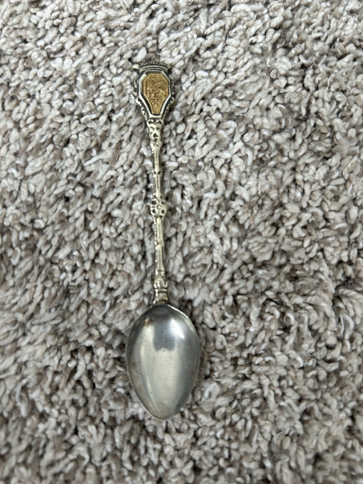 VTG Italian Souvenir Demitasse Spoon Venice Winged Lion of St Mark Stamped Italy