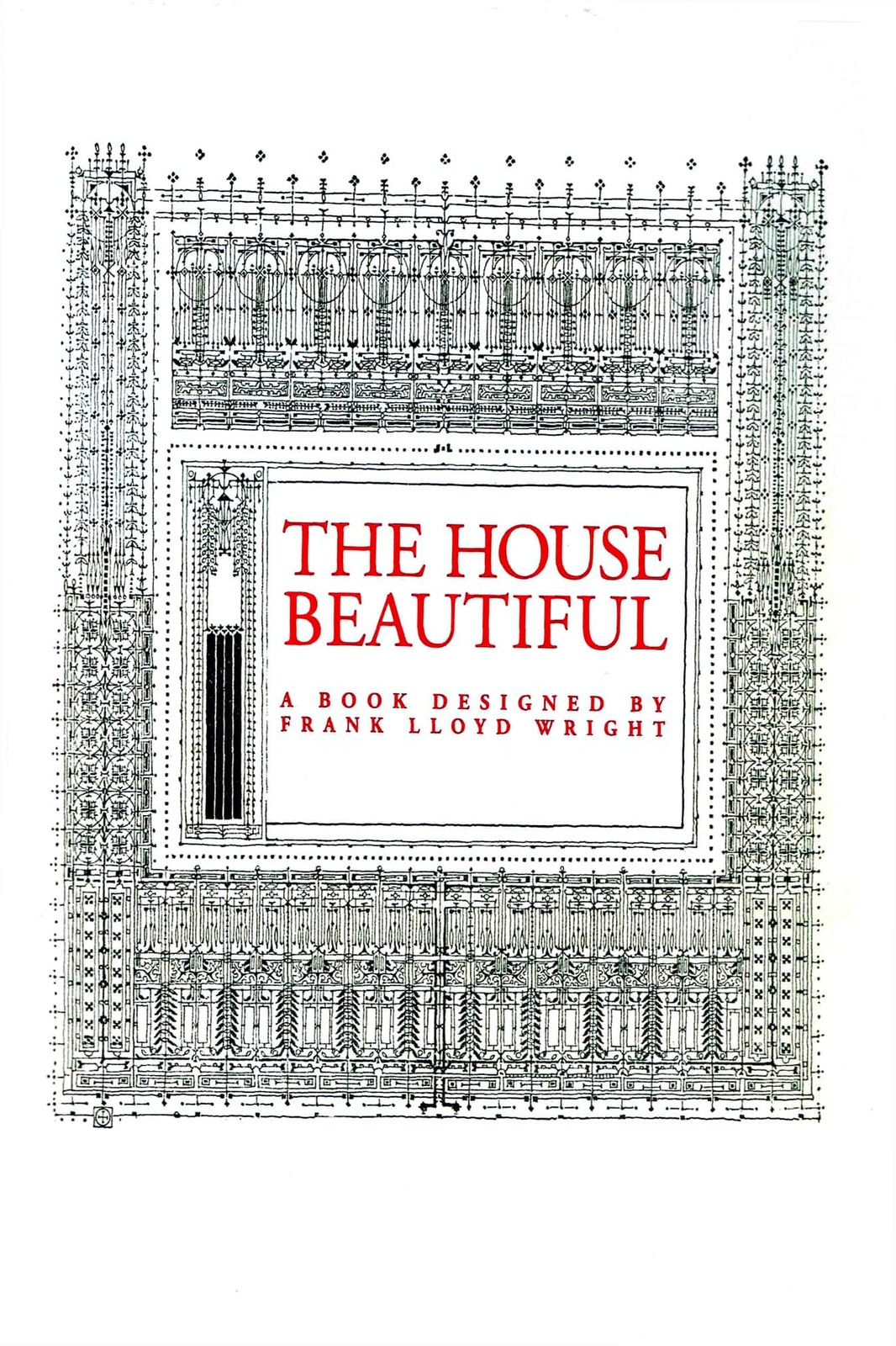 The House Beautiful by Frank Lloyd Wright Poster - Architectural Art - 24x36” -