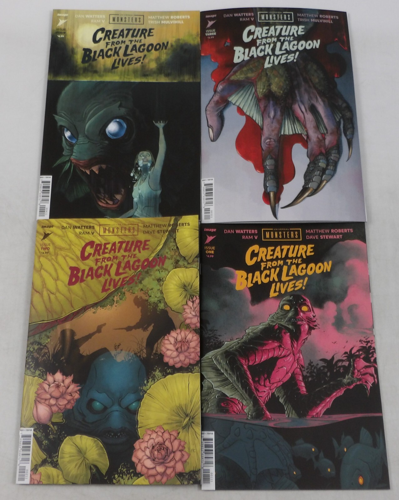 Universal Monsters: Creature From the Black Lagoon Lives #1-4 VF/NM complete set Universal Monsters: Creature From the Black Lagoon Lives #1-4 VF/NM complete set