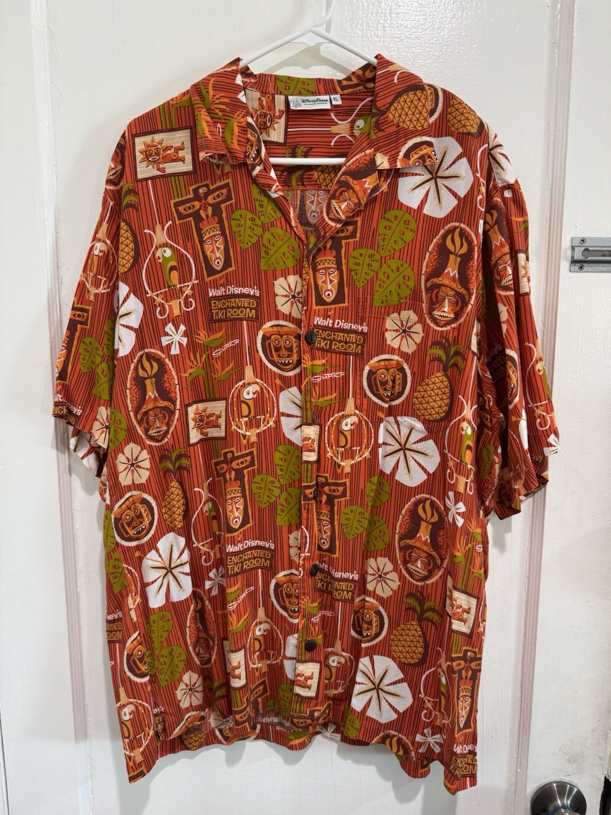 Shag 50th Anniversary Enchanted Tiki Room Camp Hawaiian Shirt XL Disneyland