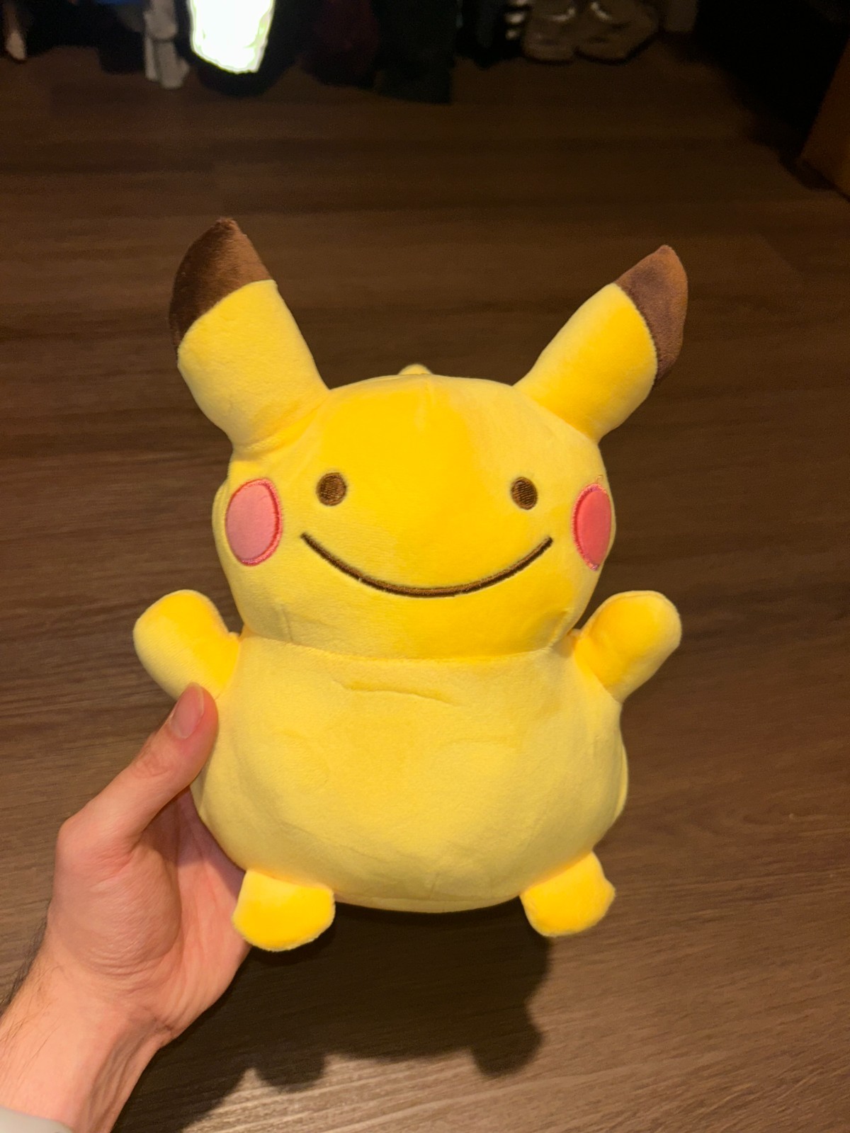 Pokemon Reversible Ditto Pikachu Plush Hidden Ditto Stuffed Plush Toy