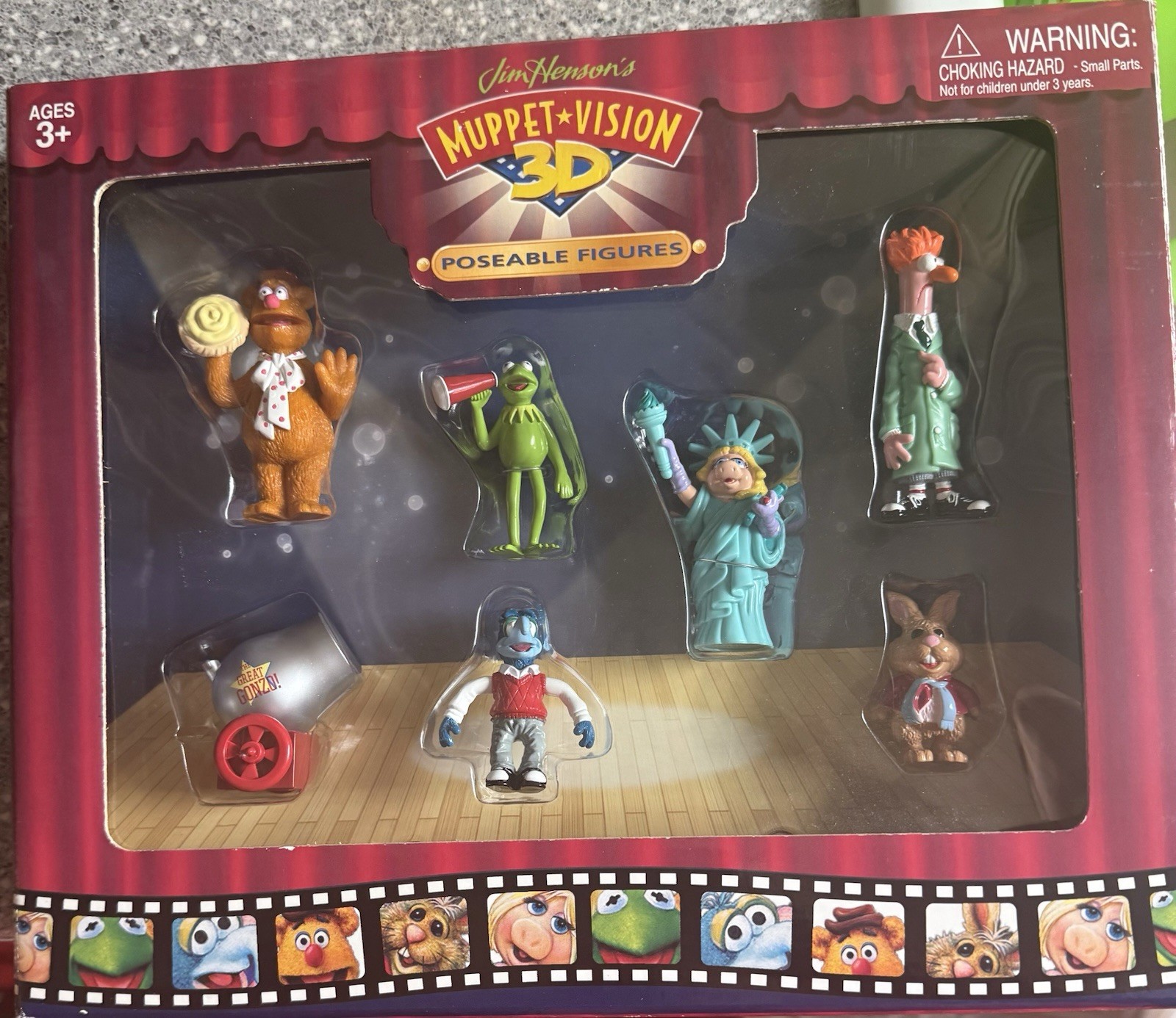 Disneyland Disney World  Jim Henson\'s Muppet Vision 3D Poseable Figures NIB