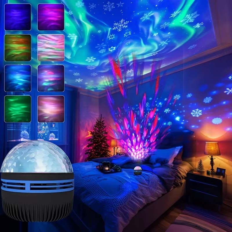 Aurora Light Projector, Northern Light Galaxy LED Lamp, with Remote Control