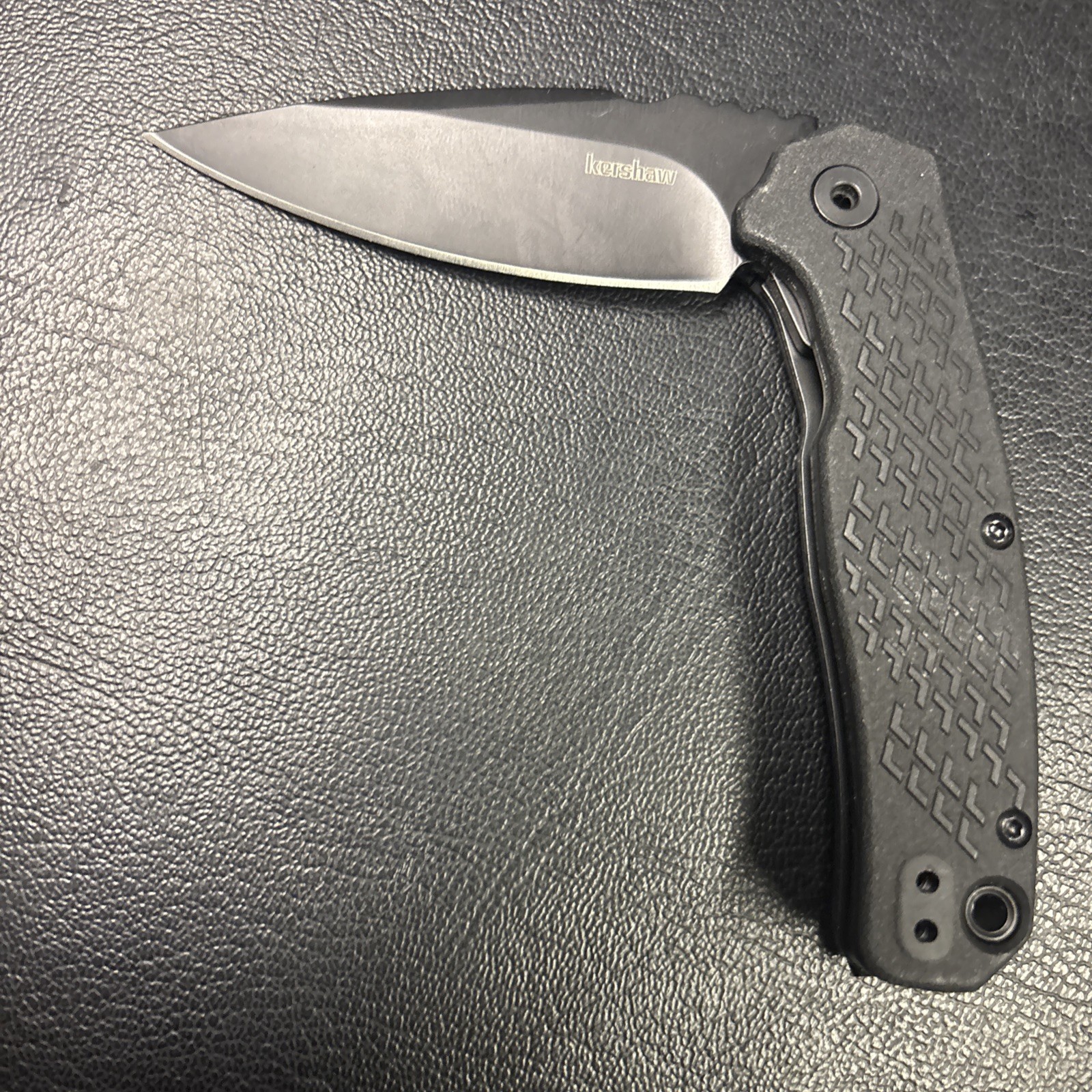 Kershaw 1407 Conduit Linerlock Plain Blade Assisted, Black