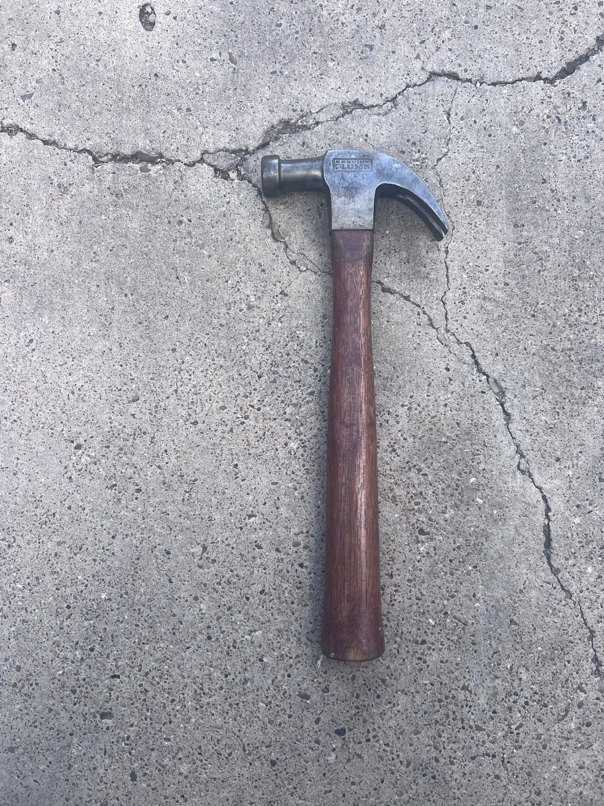 Vintage Genuine Plumb 1.3lb Original Plumb Screw and Handle Vintage Genuine Plumb 1.3lb Original Plumb Screw and Handle