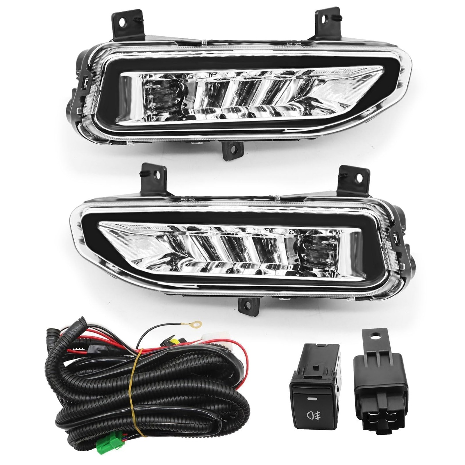 Aspaton Fog Light Assembly Compatible with Frontier 2022-2024/Titan XD 2020-2...