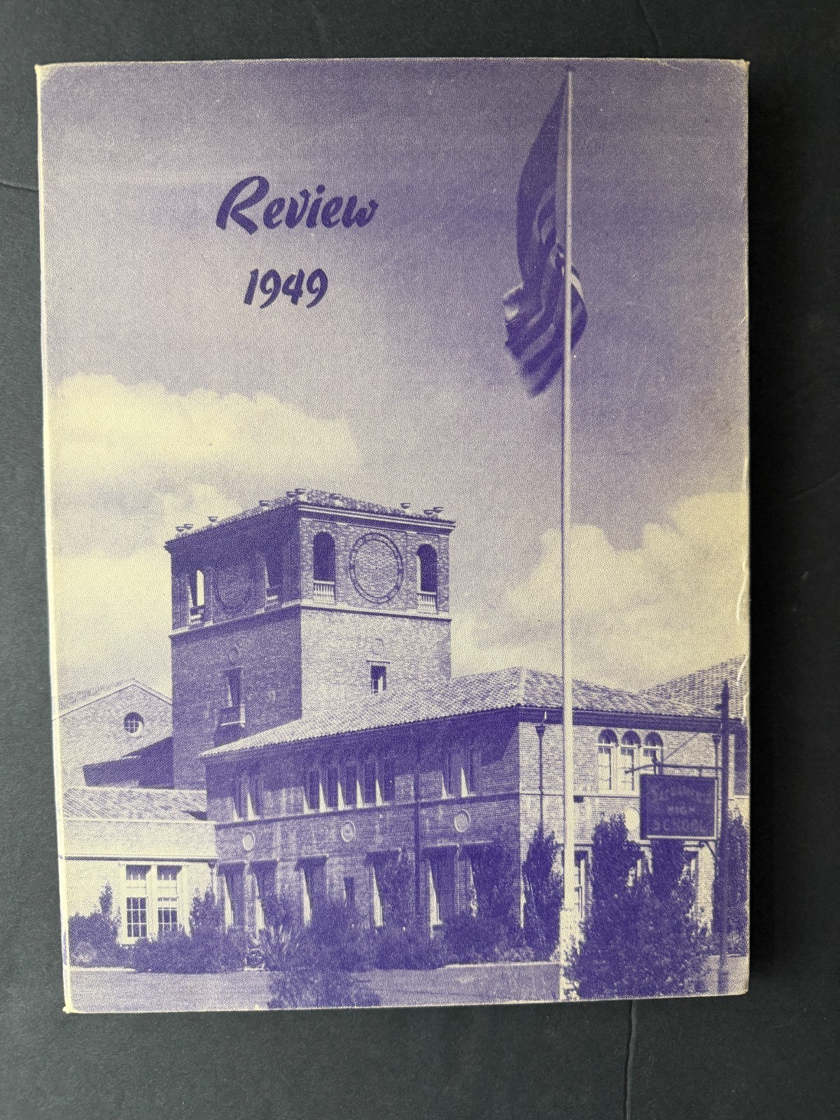 1949 Sacramento High School Review Yearbook Vintage California